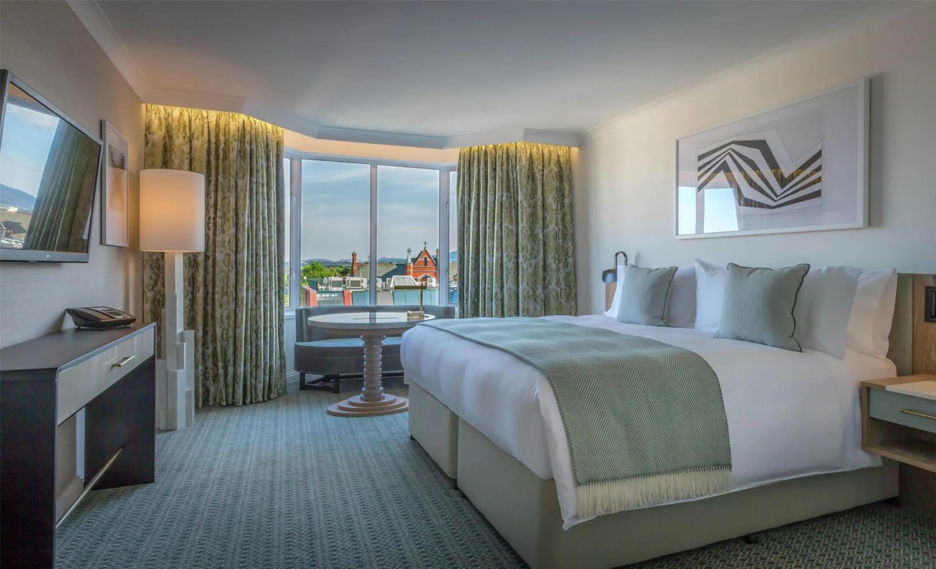 View (from property/room), Bed in Conrad Dublin