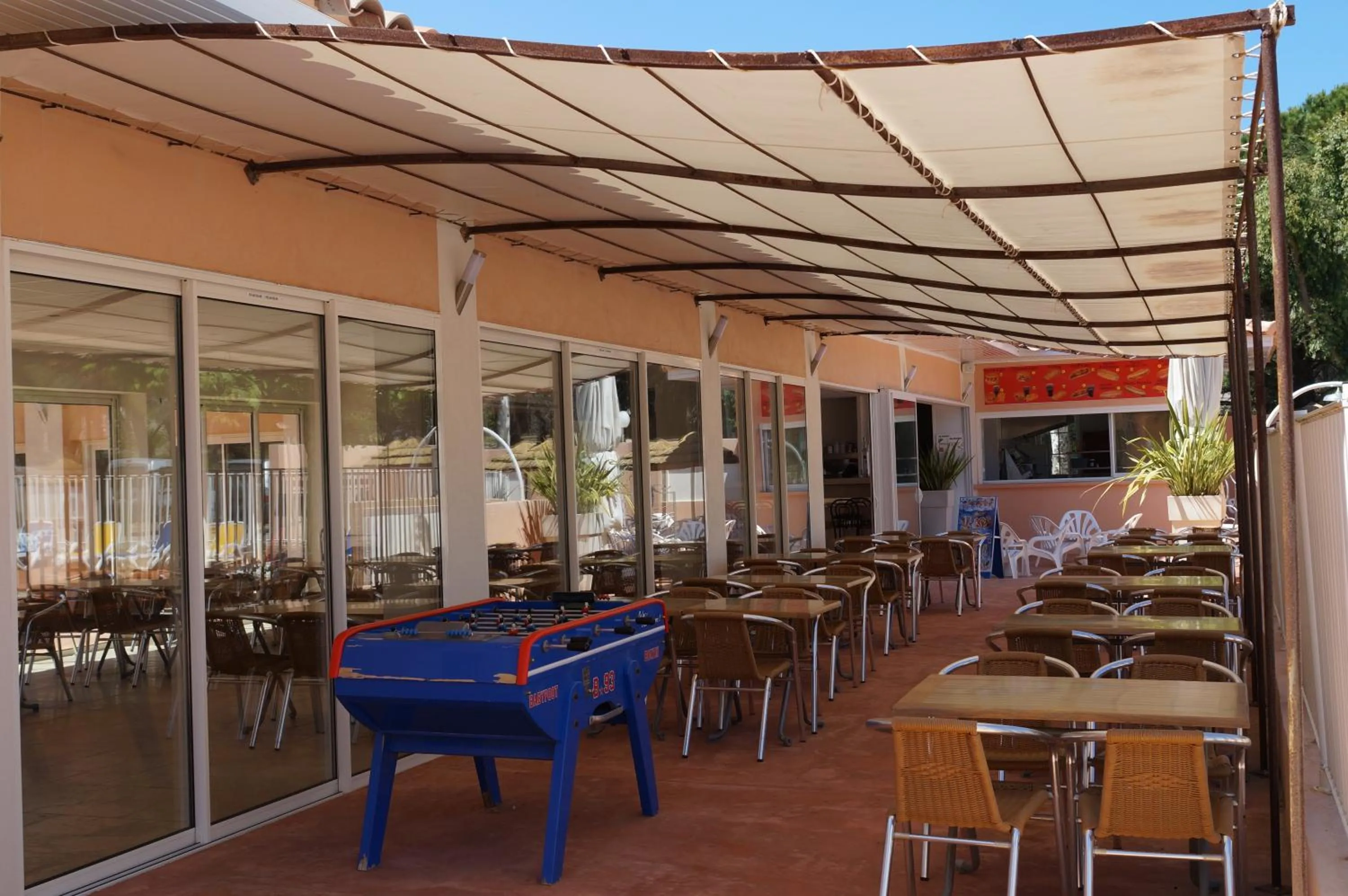 Patio in Résidence Les Castors