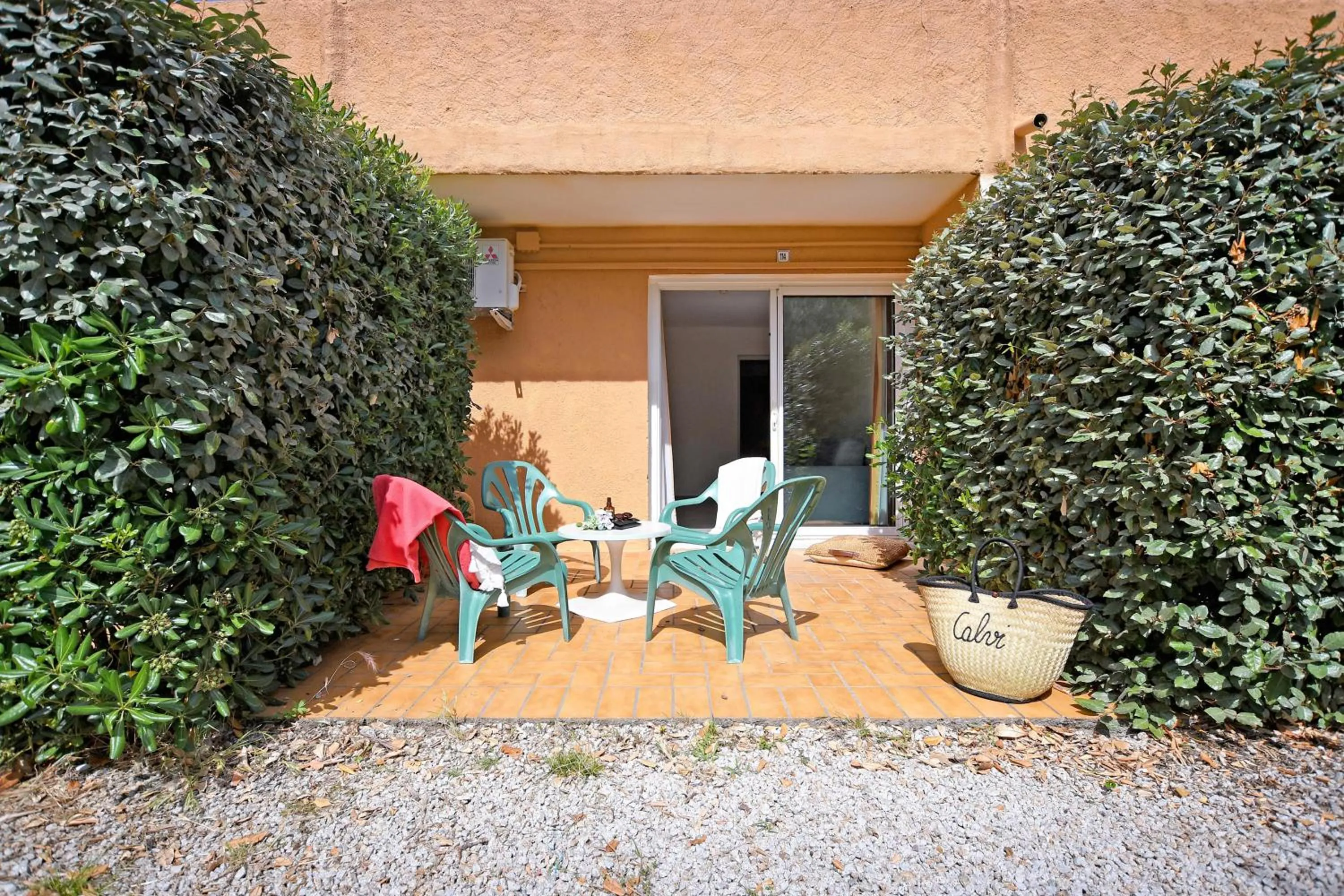 Patio in Résidence Les Castors