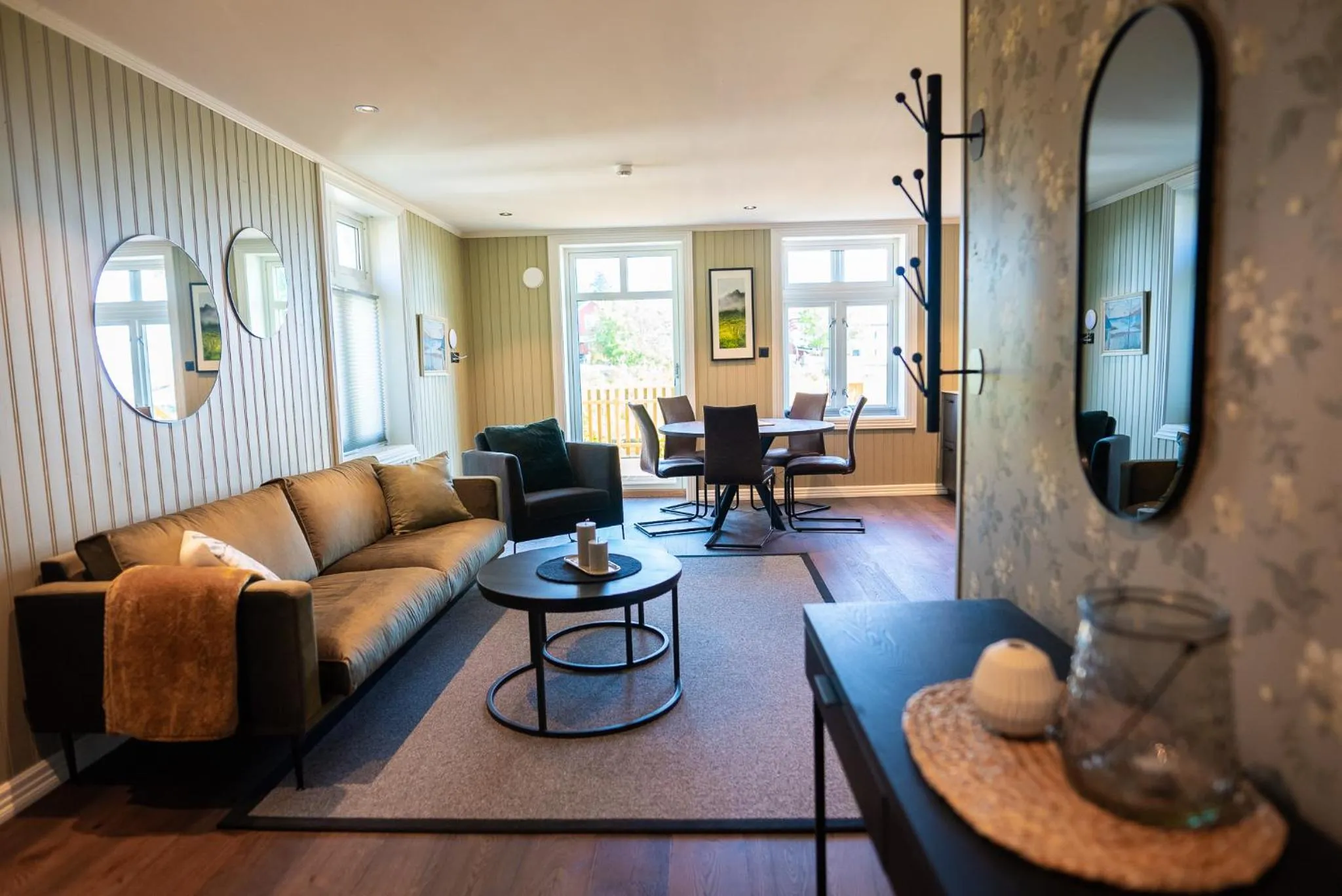 Living room in Svinøya Rorbuer