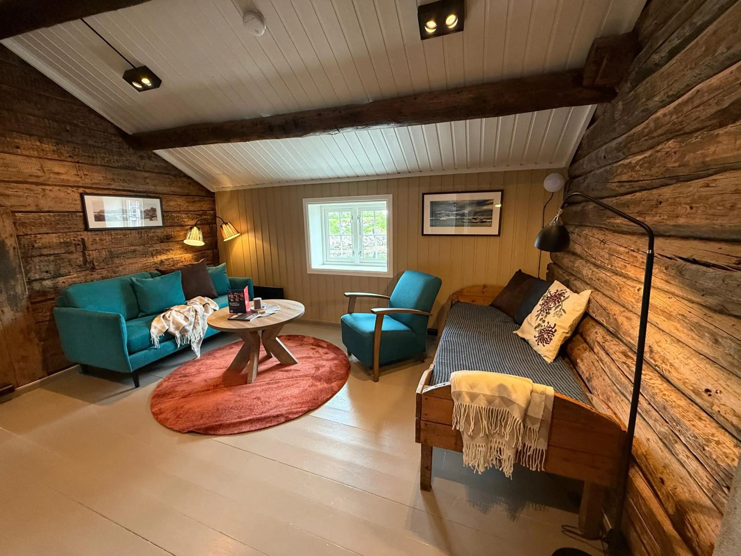 Living room in Svinøya Rorbuer