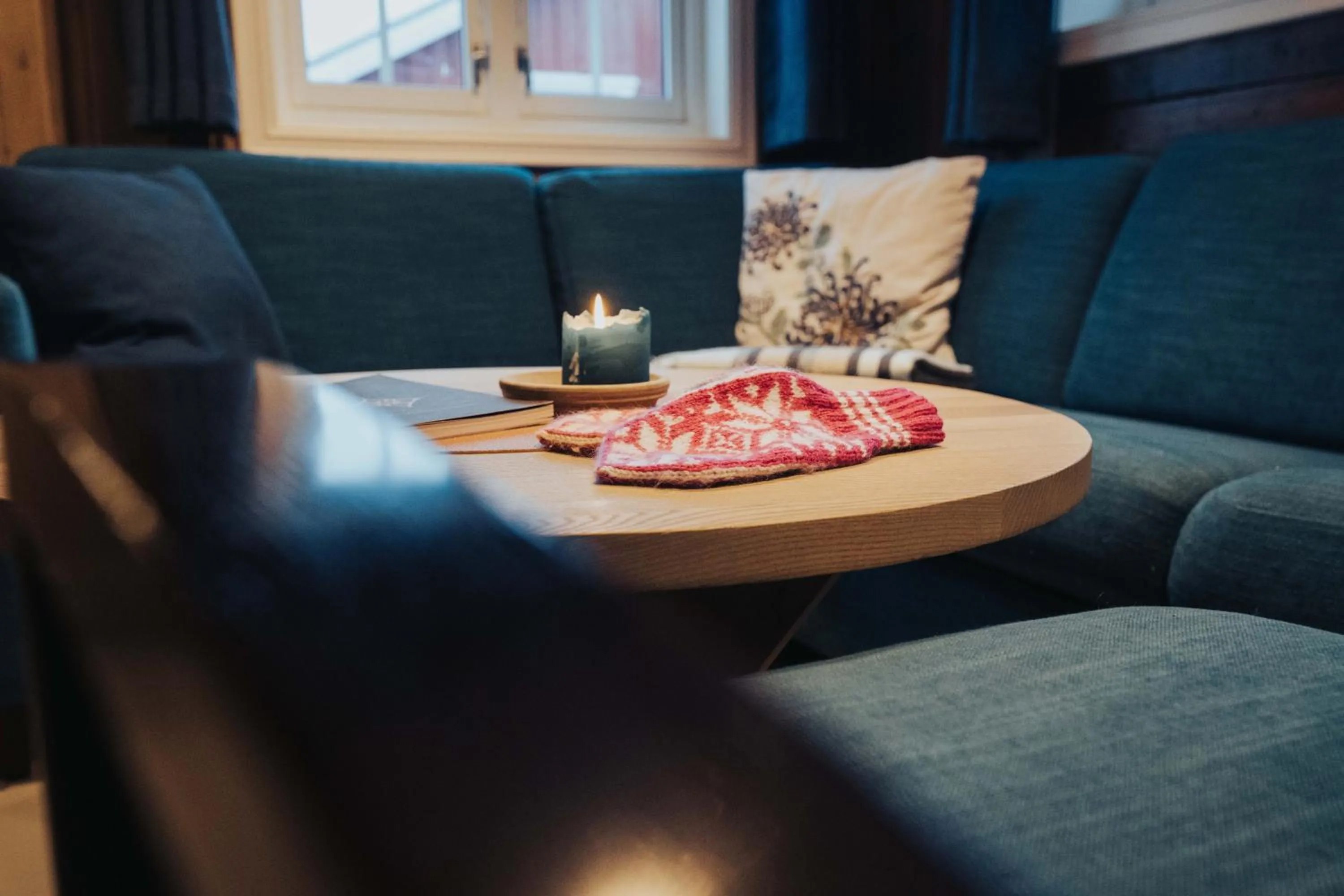 Living room in Svinøya Rorbuer