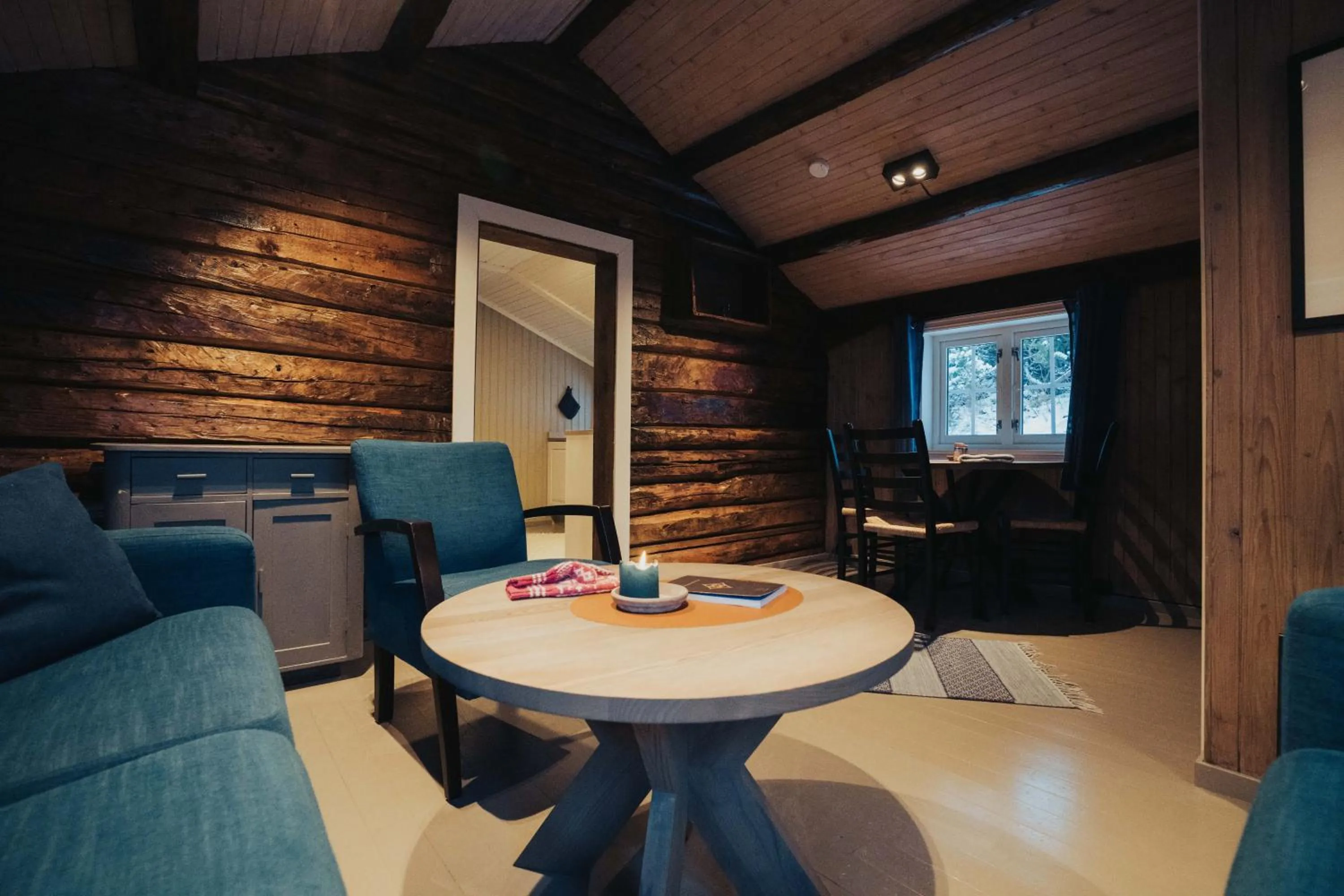 Living room in Svinøya Rorbuer