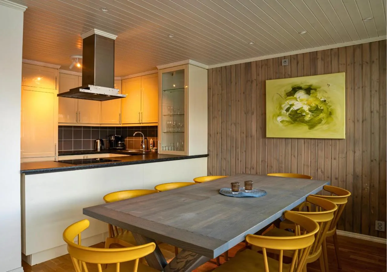 Living room in Svinøya Rorbuer