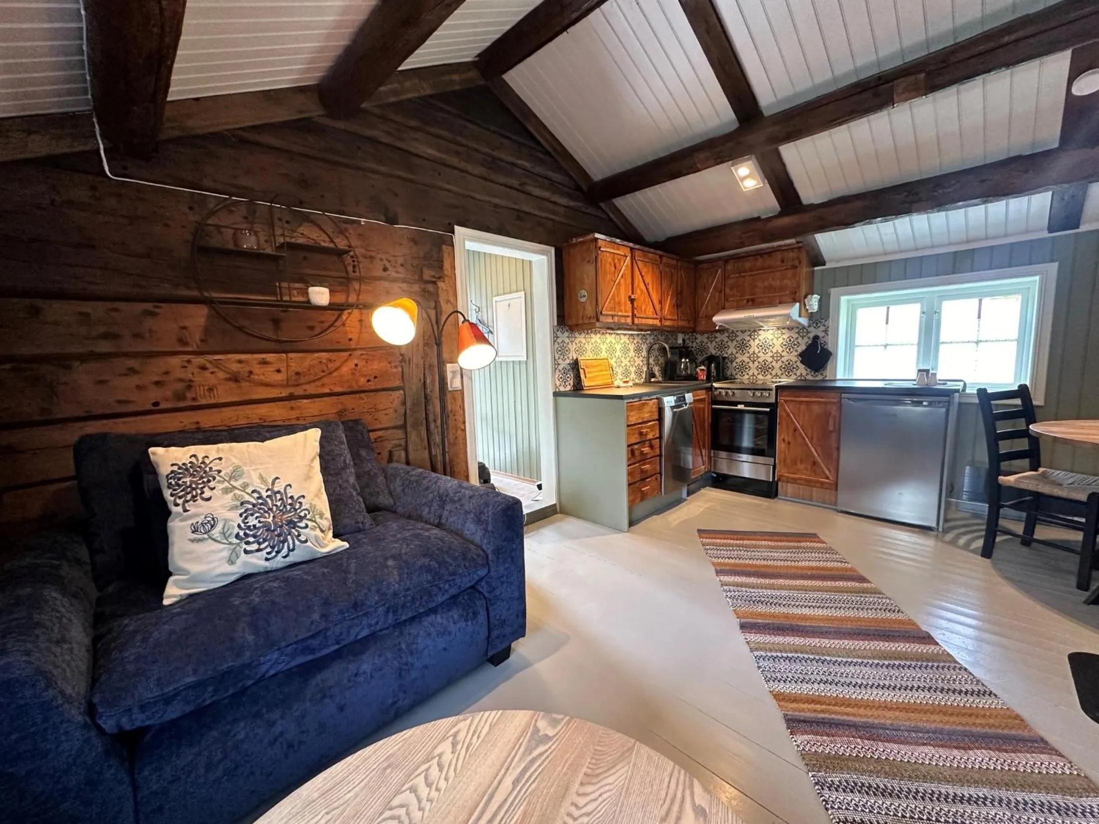 Living room in Svinøya Rorbuer