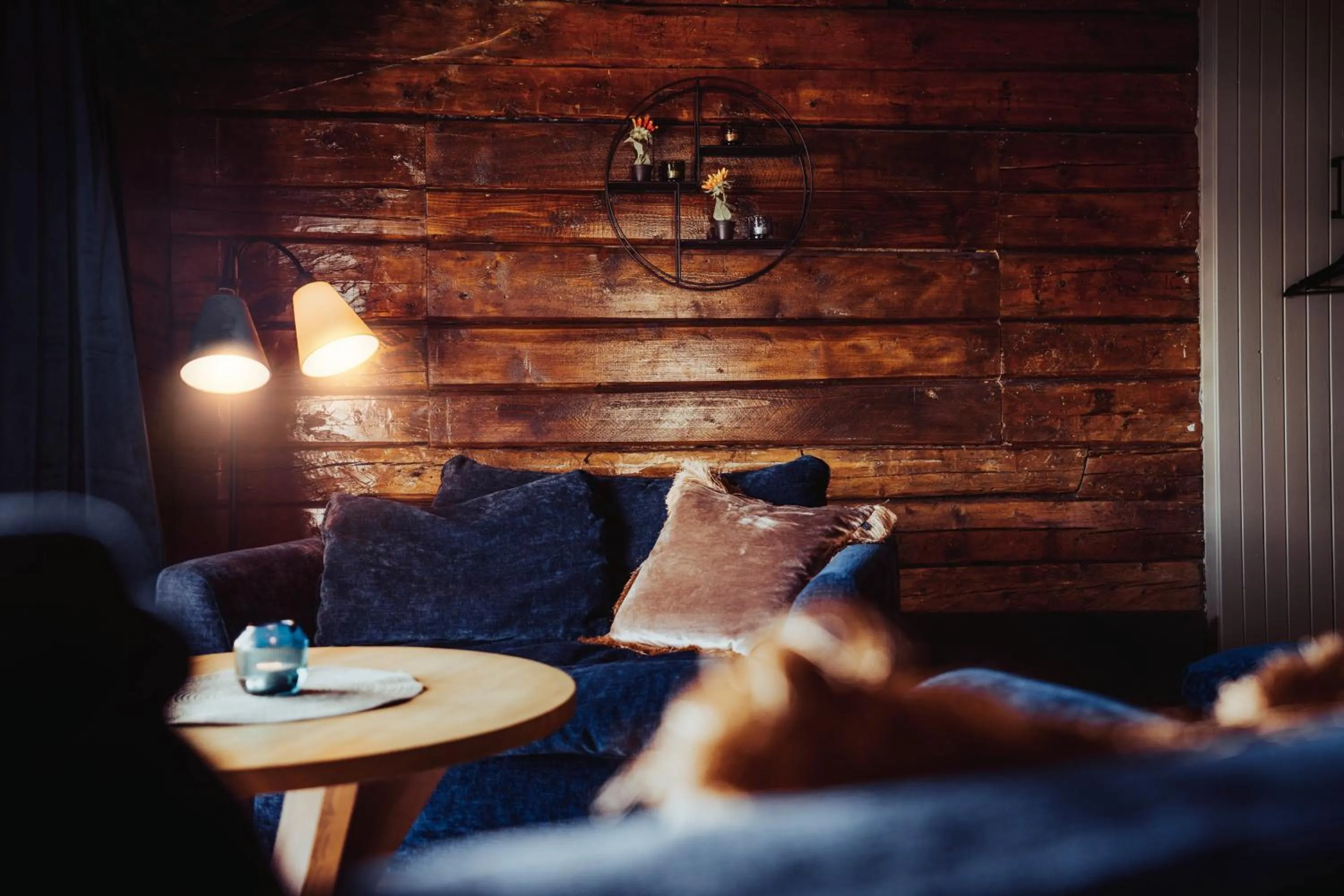 Living room in Svinøya Rorbuer