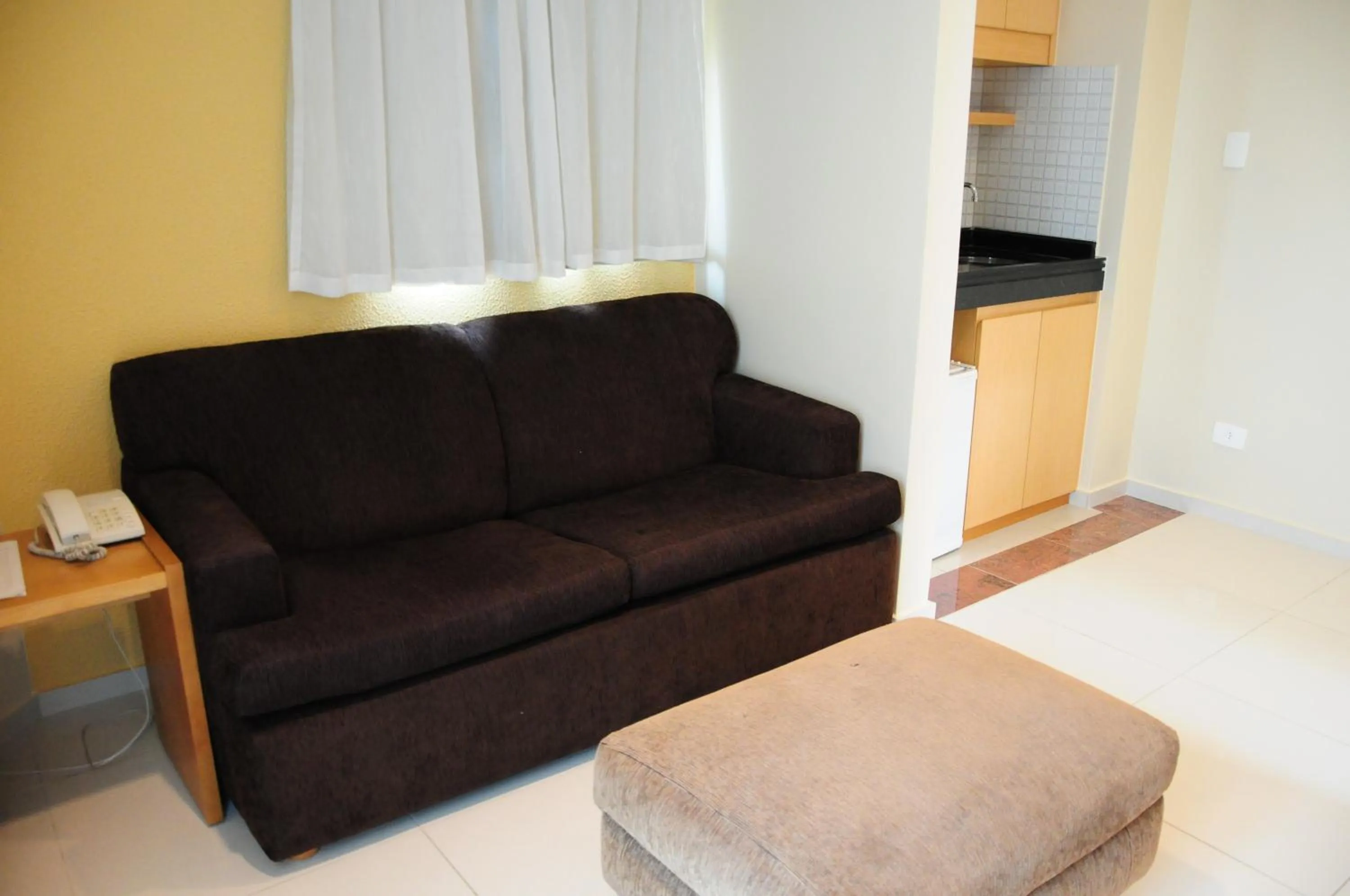 Kitchen or kitchenette in Brasília Santana Gold Flat