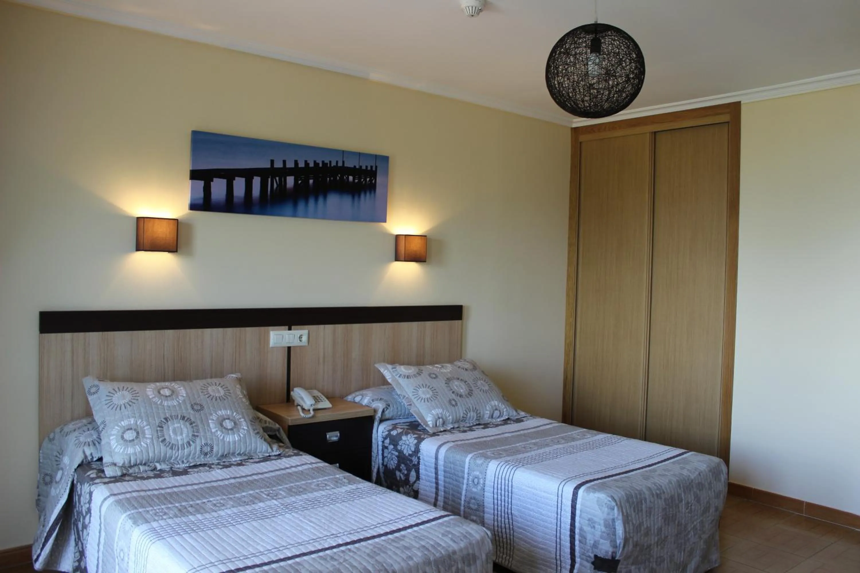 Bed in Hotel Estrella del Mar