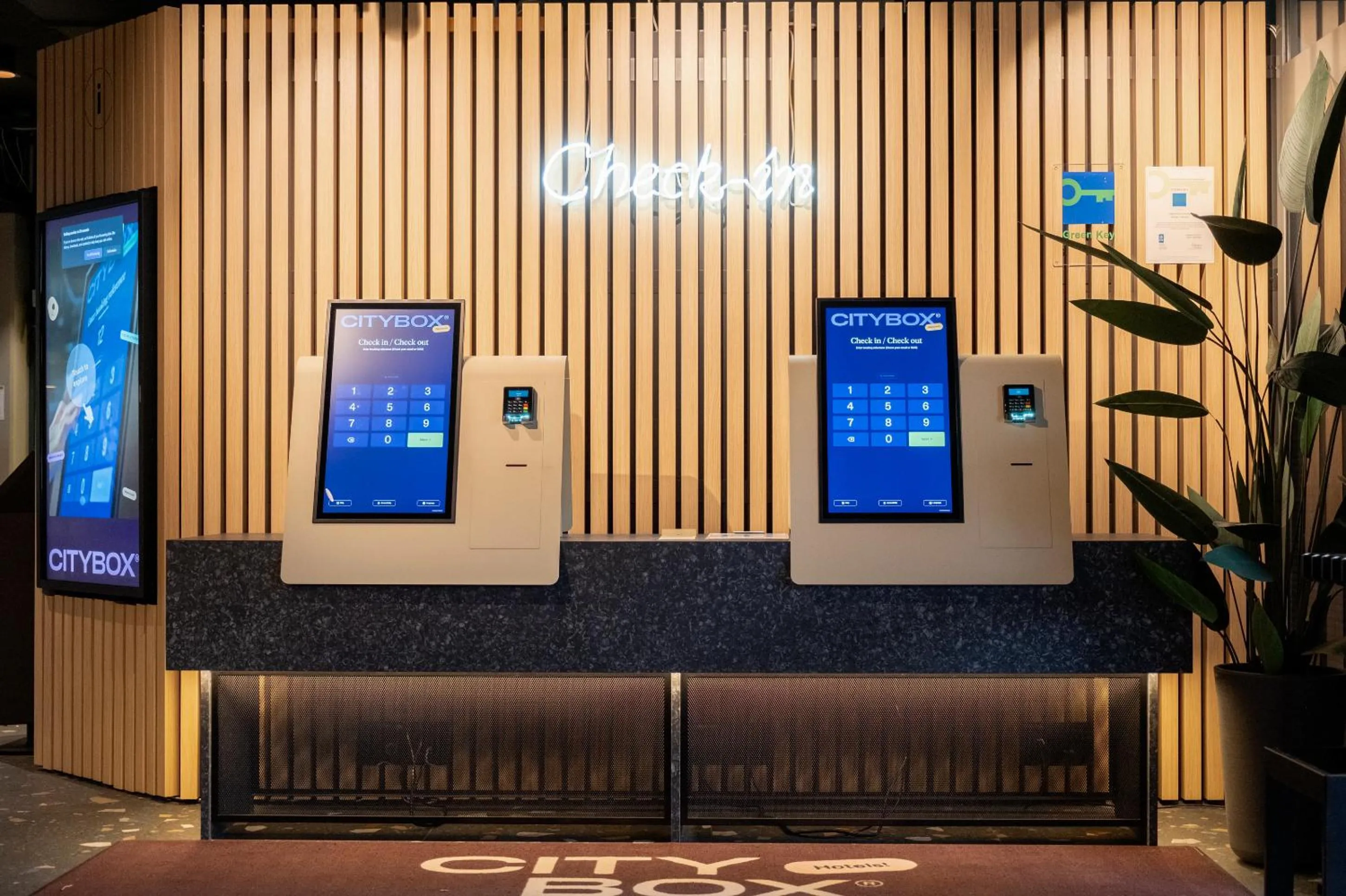 Lobby or reception in Citybox Bergen Danmarksplass