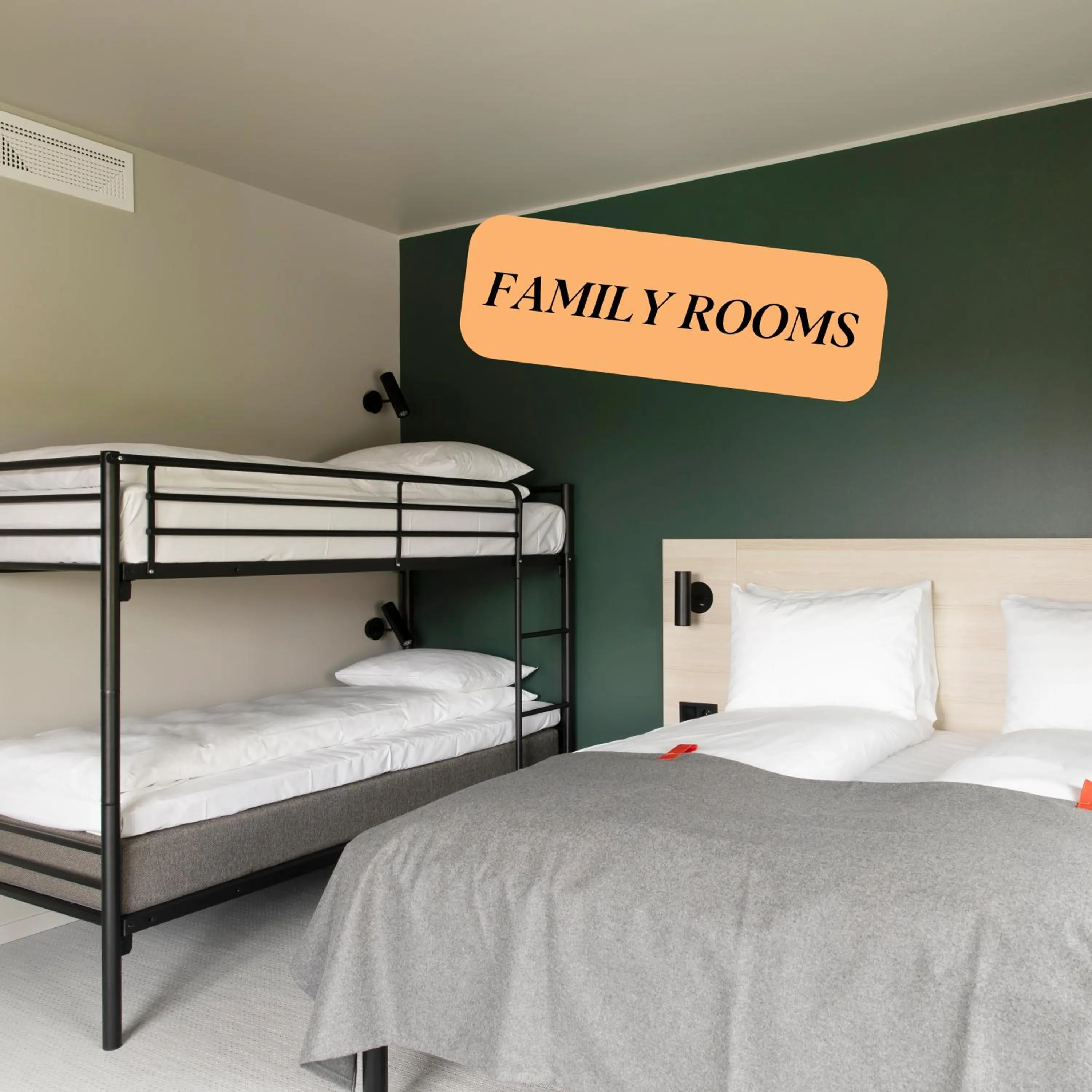 Bed in Citybox Bergen Danmarksplass