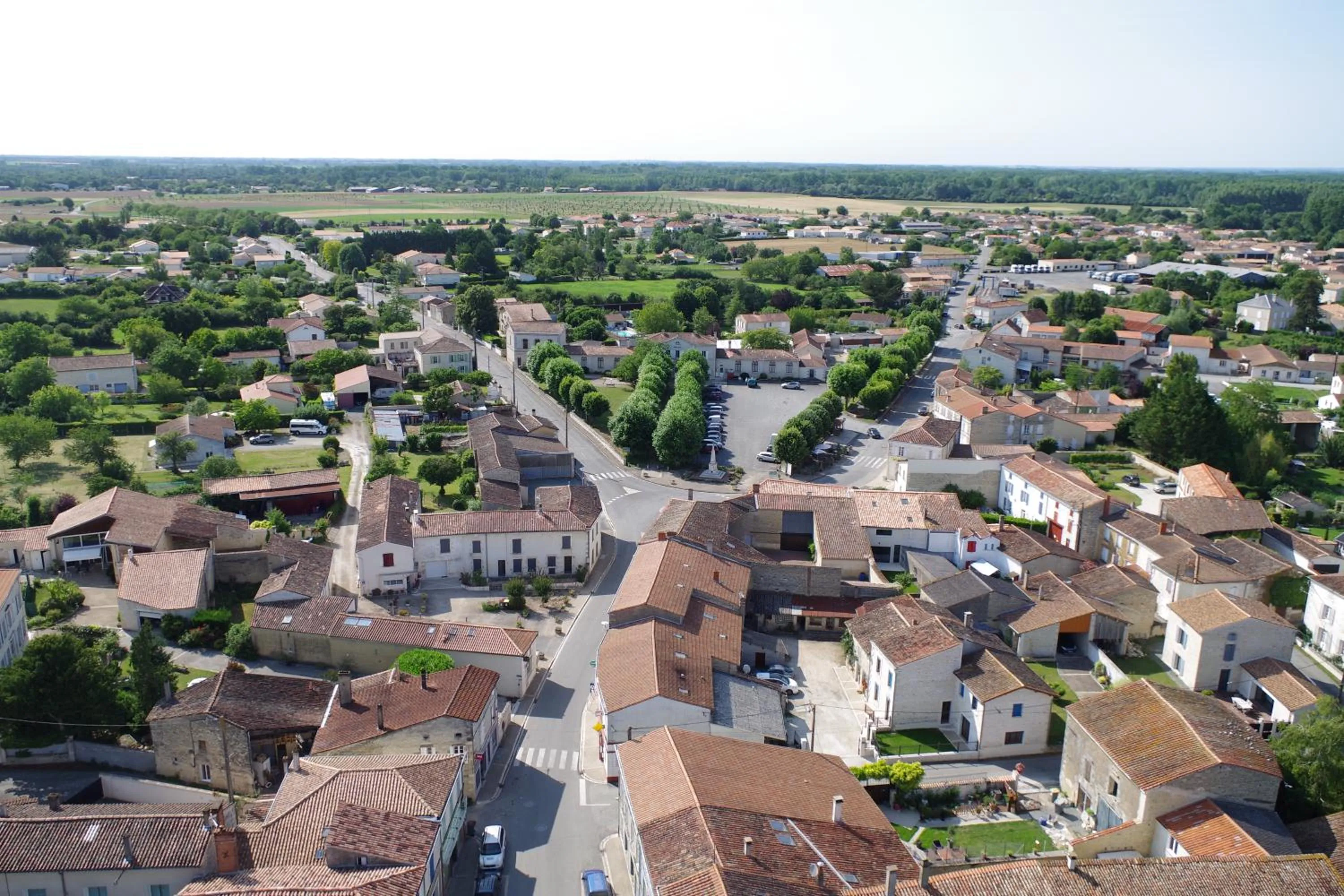 Bird's eye view in Les Lavandières