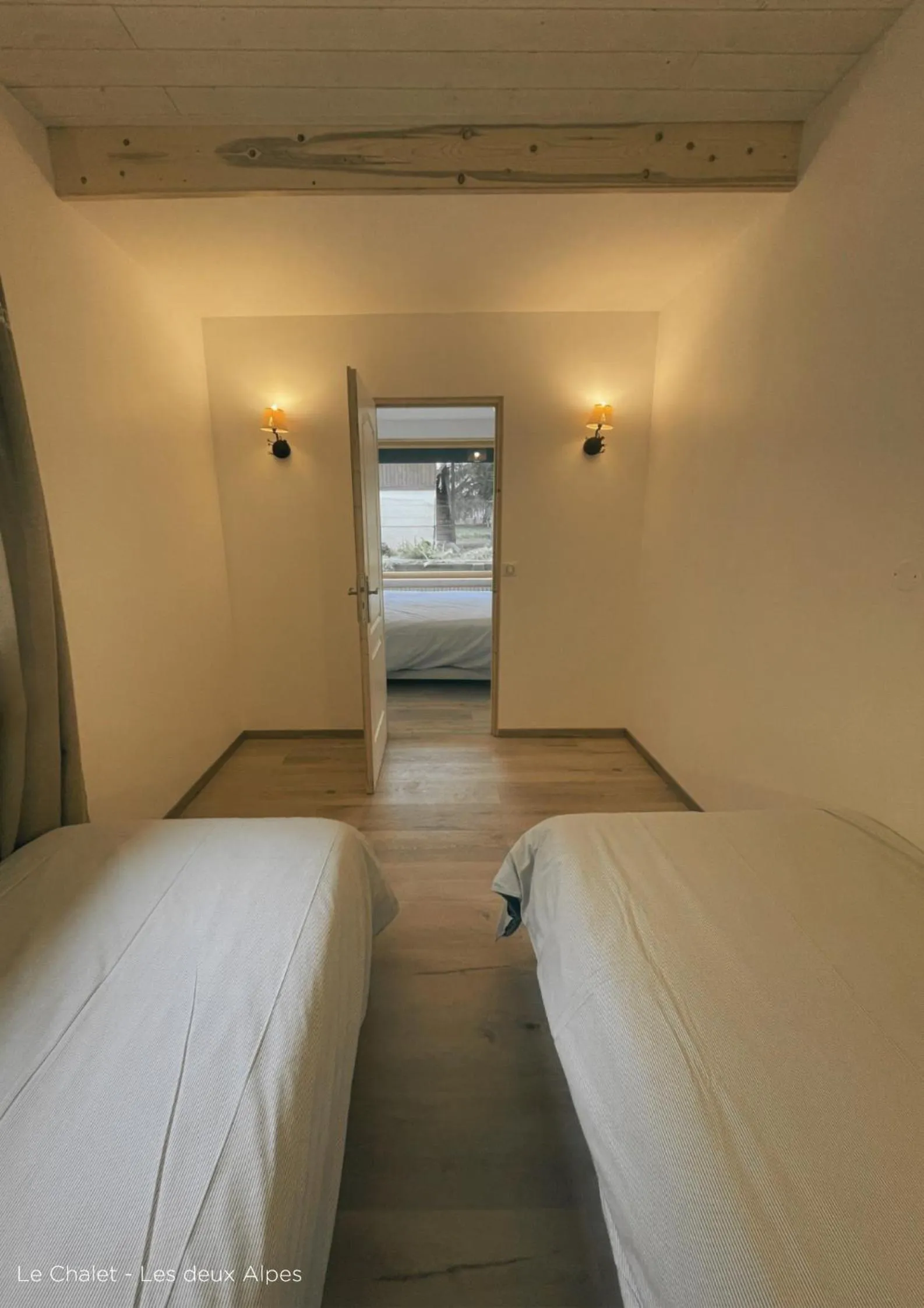 Bedroom, Bed in Le Chalet