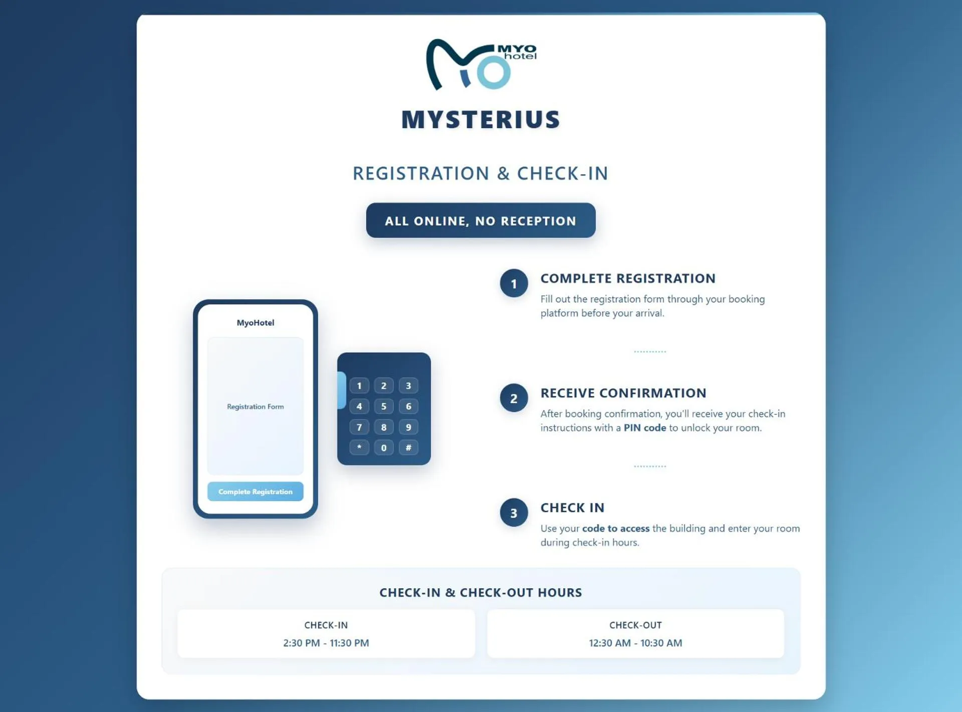 Text overlay in Myo Hotel Mysterius