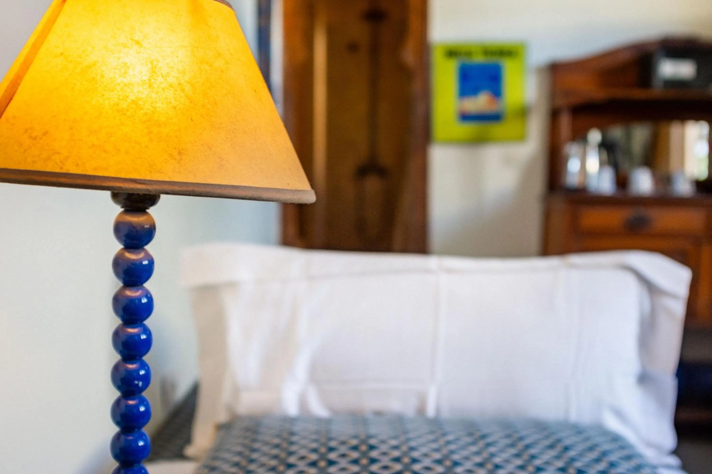 Decorative detail, Bed in Riad Le Coq Berbère