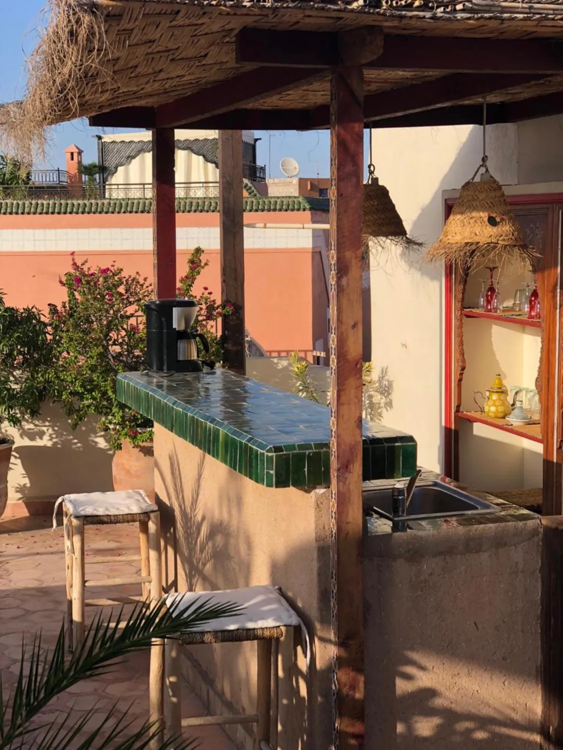 Balcony/Terrace in Riad Le Coq Berbère