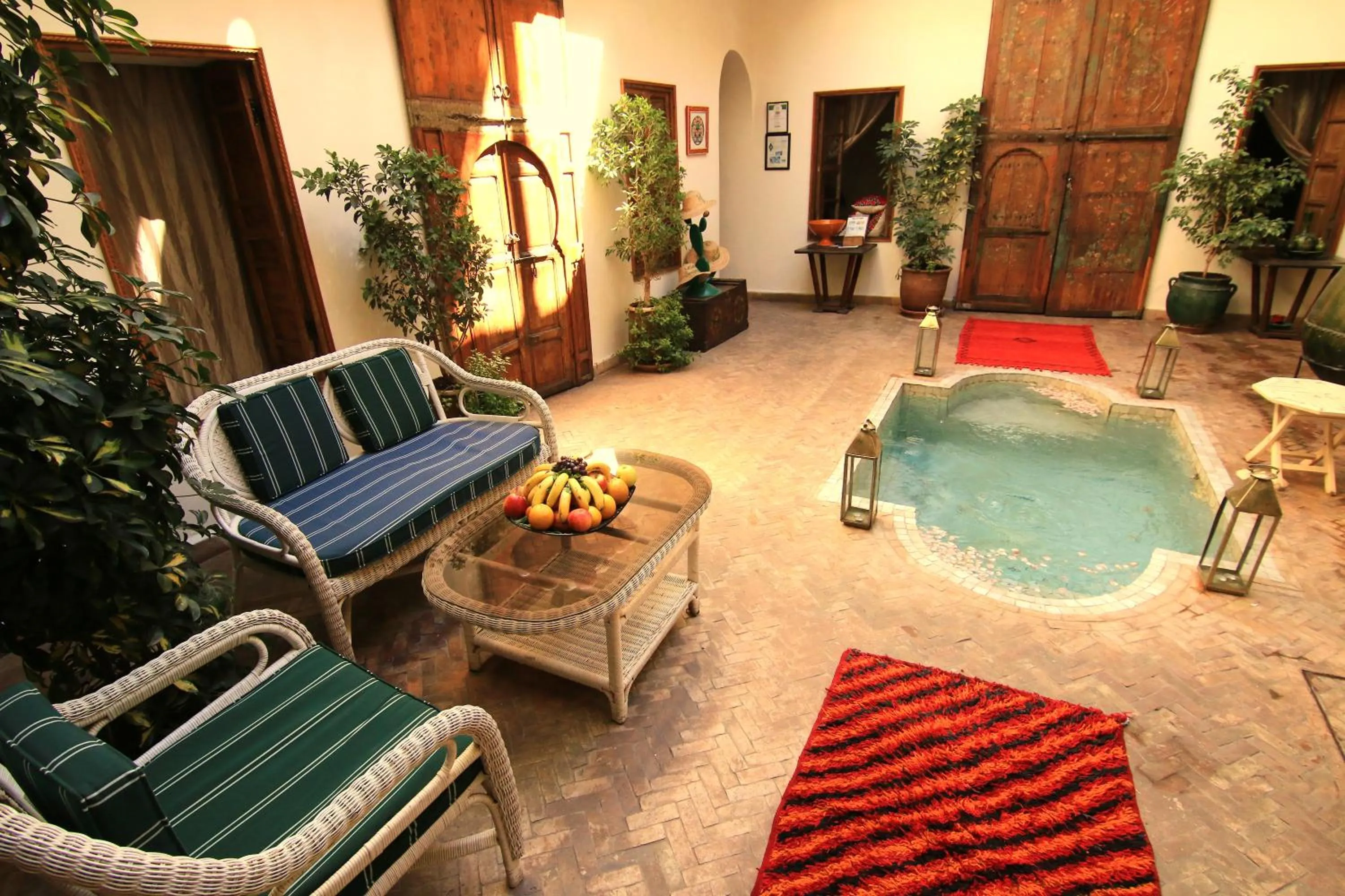 Patio in Riad Le Coq Berbère