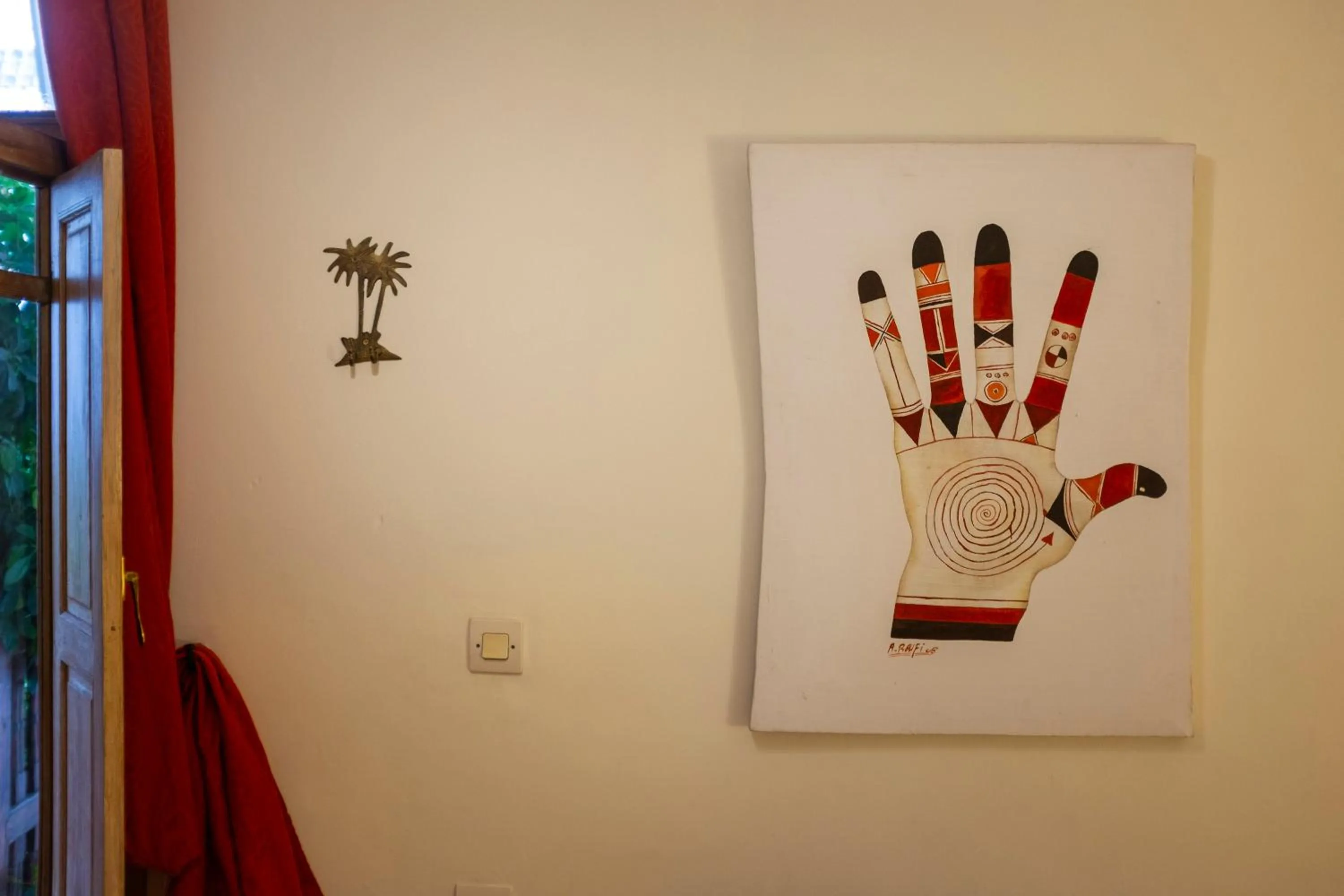 Decorative detail in Riad Le Coq Berbère