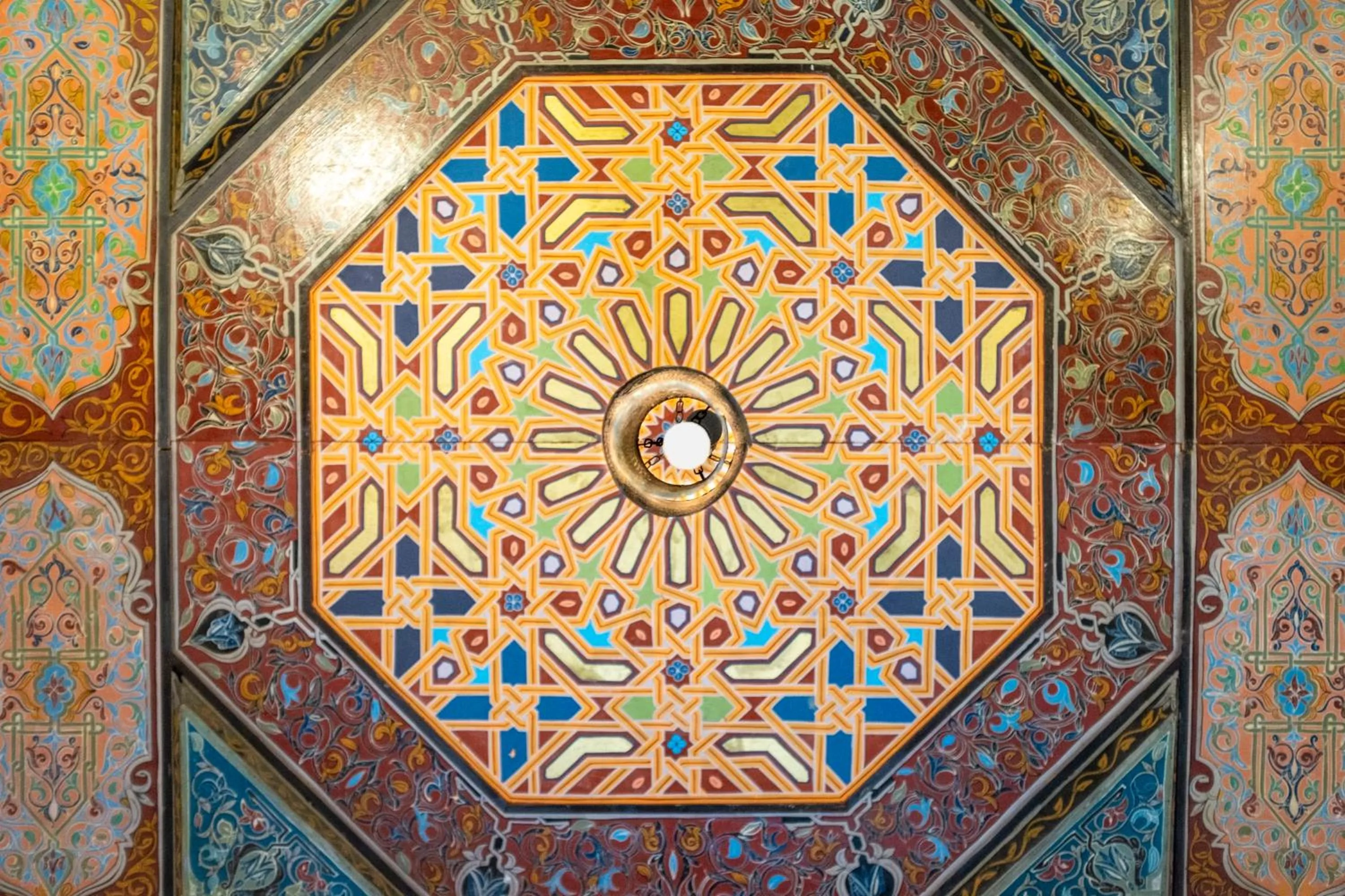 Decorative detail in Riad Le Coq Berbère