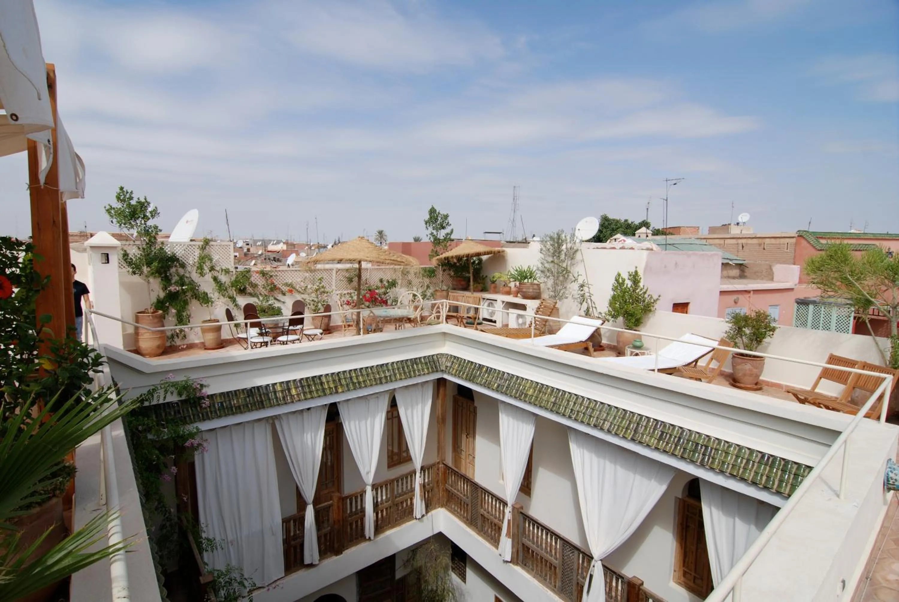 Balcony/Terrace in Riad Le Coq Berbère