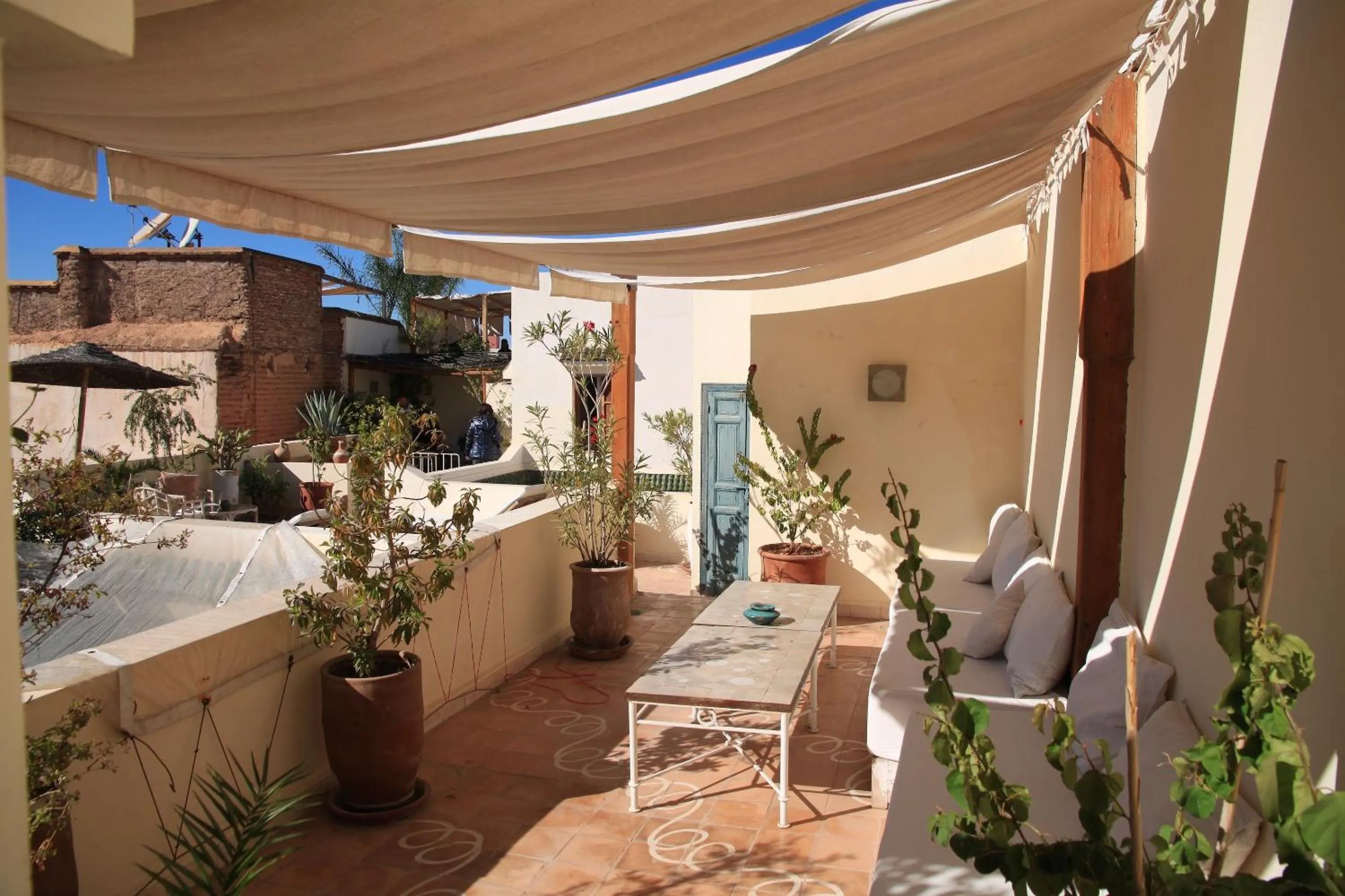 Balcony/Terrace in Riad Le Coq Berbère