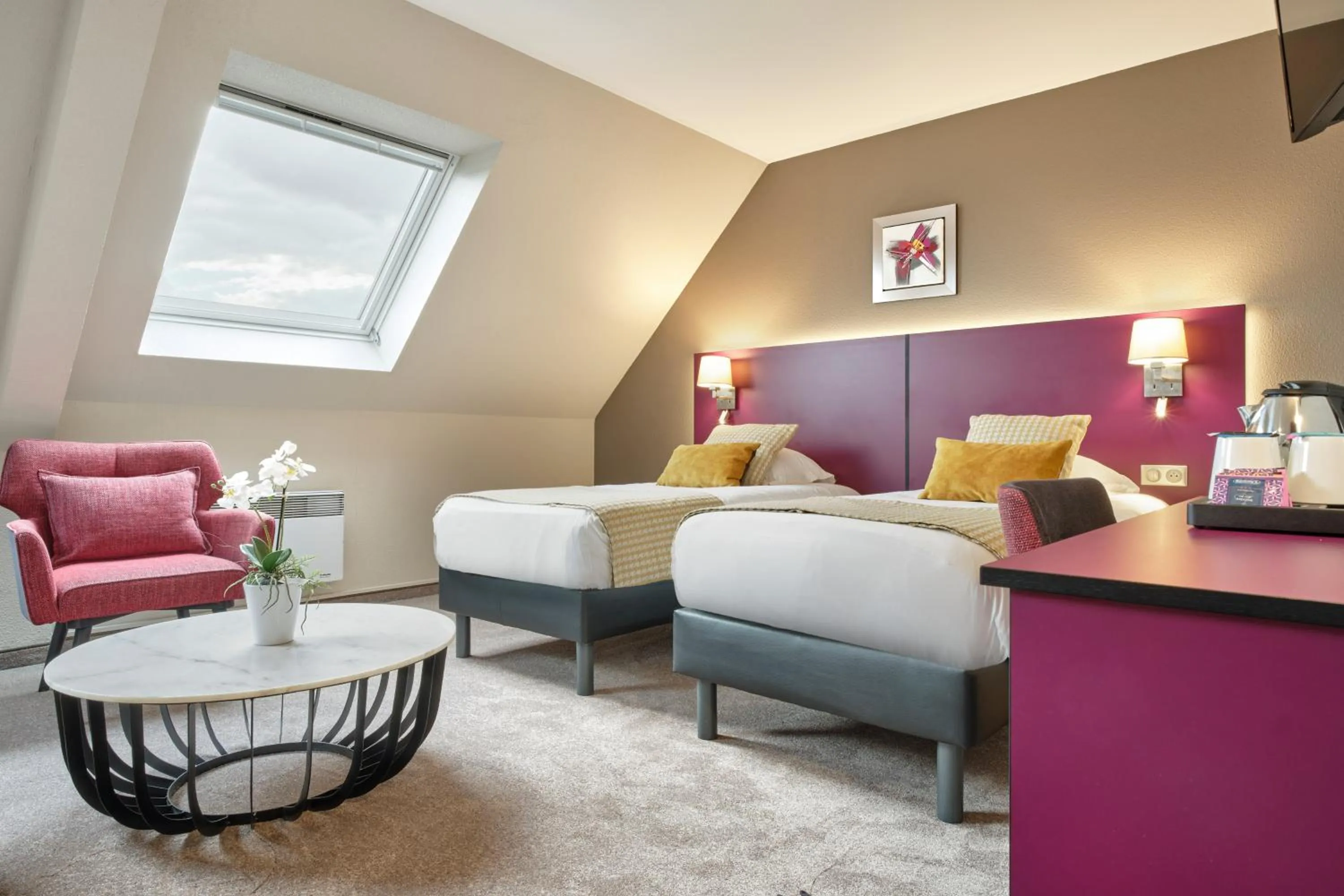 Seating area in Hotel Restaurant Crystal