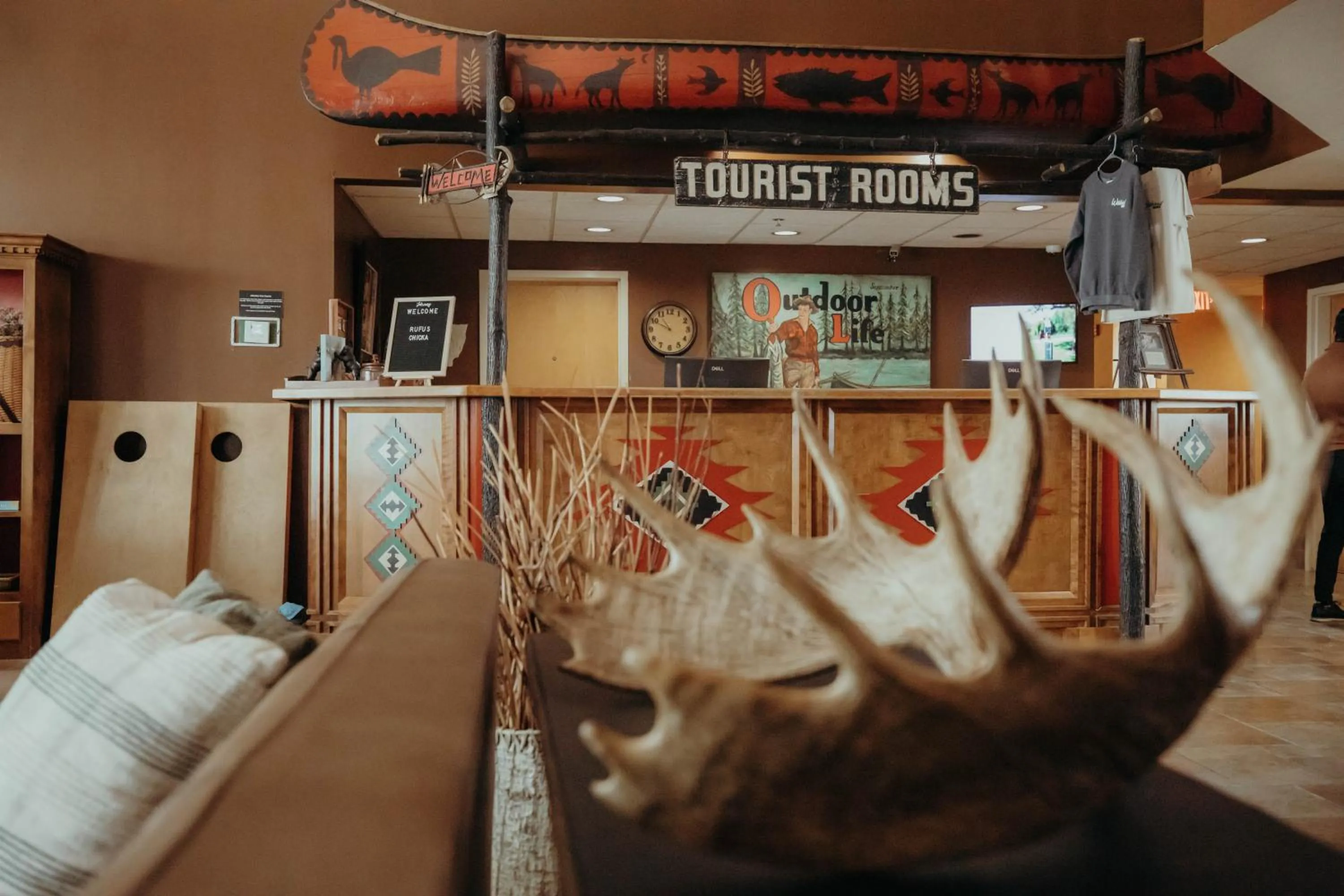 Lobby or reception in Wildwood Lodge