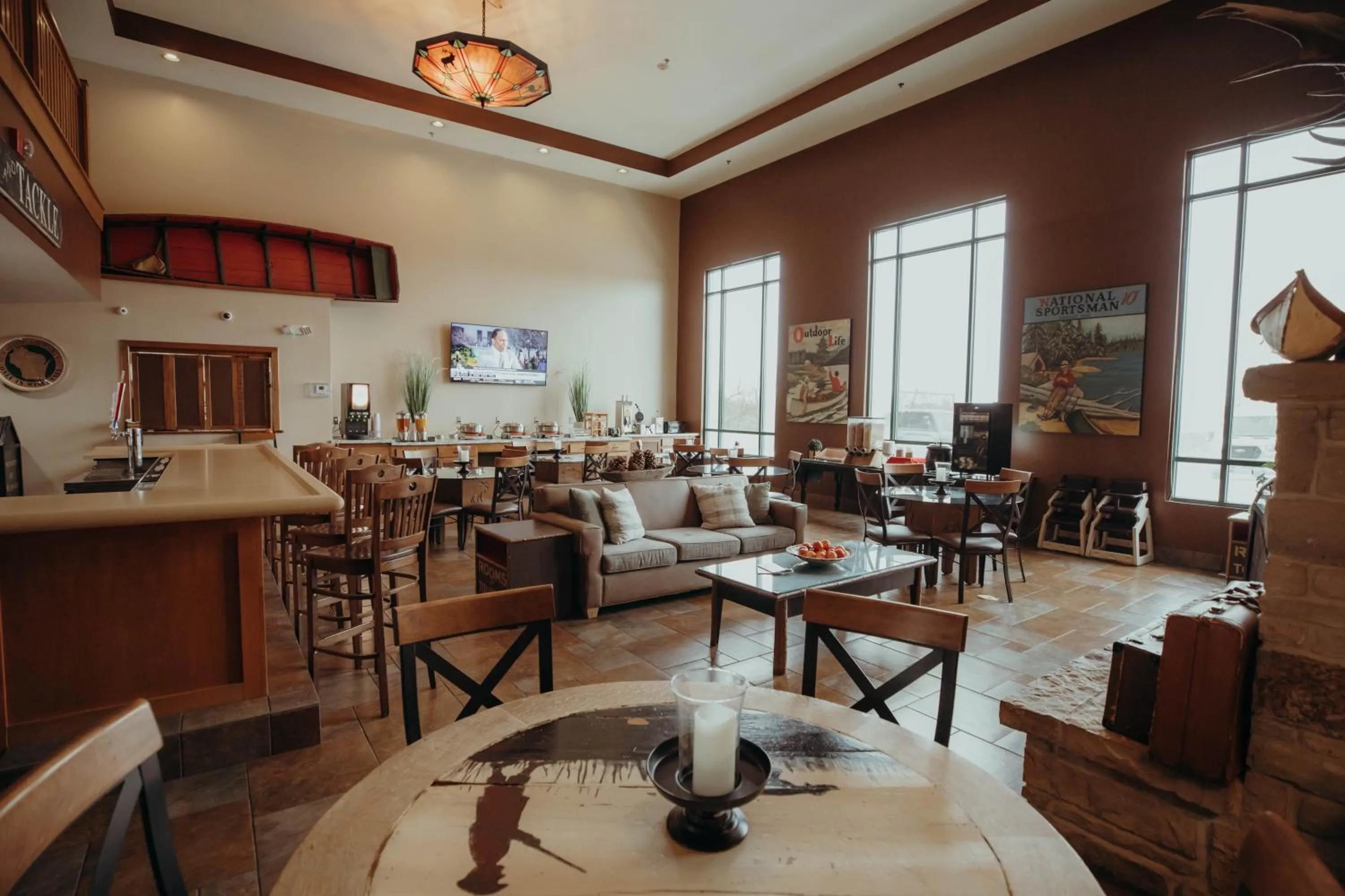 Seating area in Wildwood Lodge