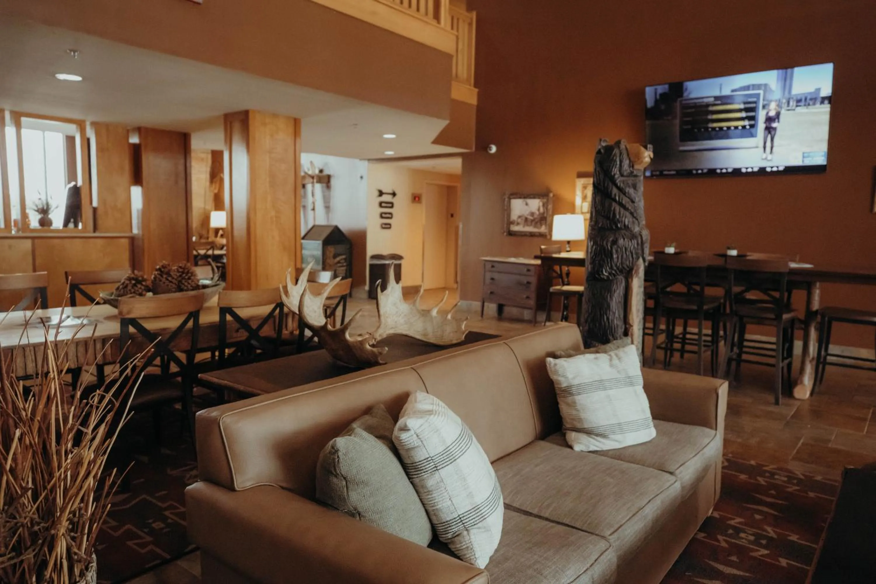Seating area in Wildwood Lodge