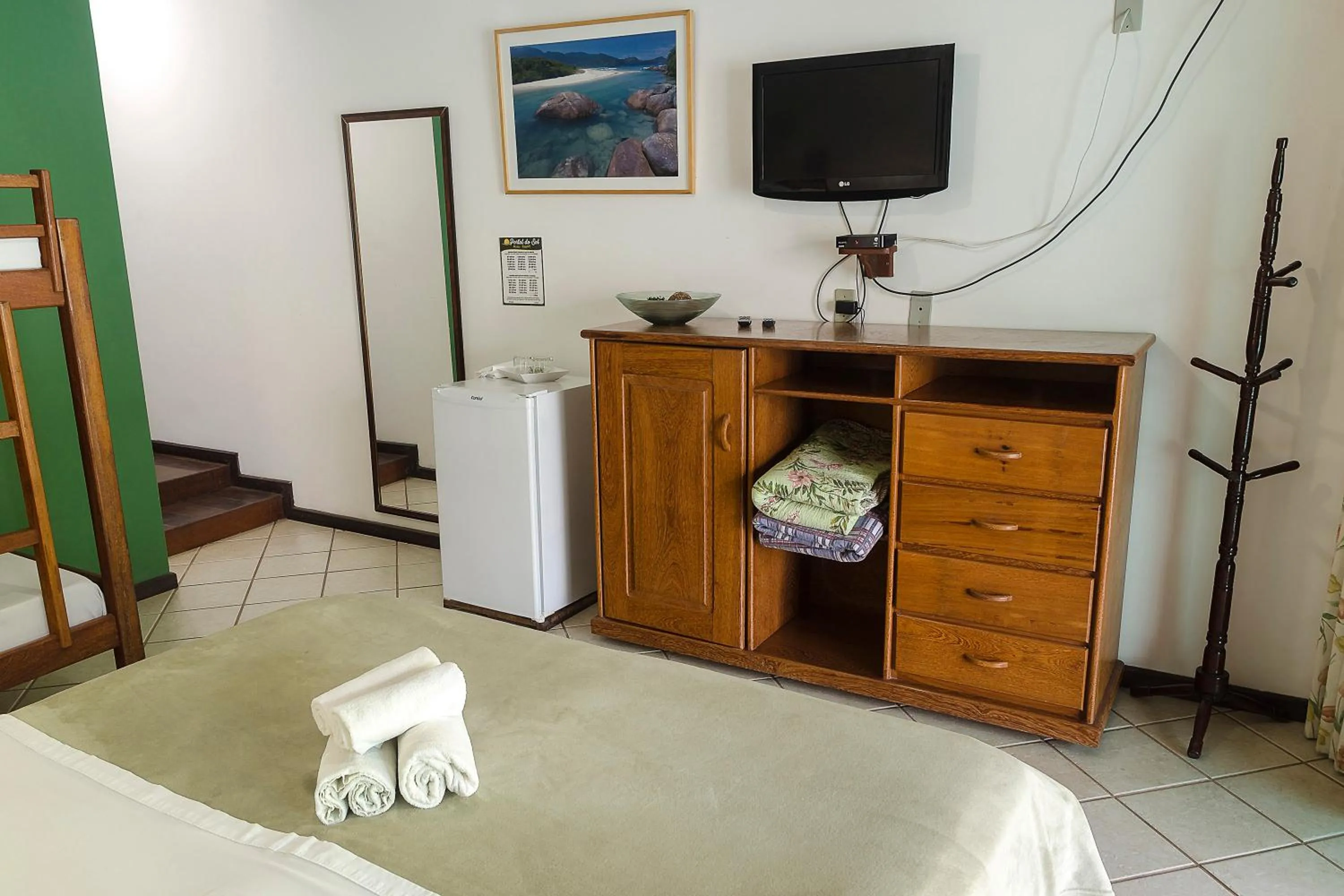 Bedroom, Bed in Pousada Portal do Sol