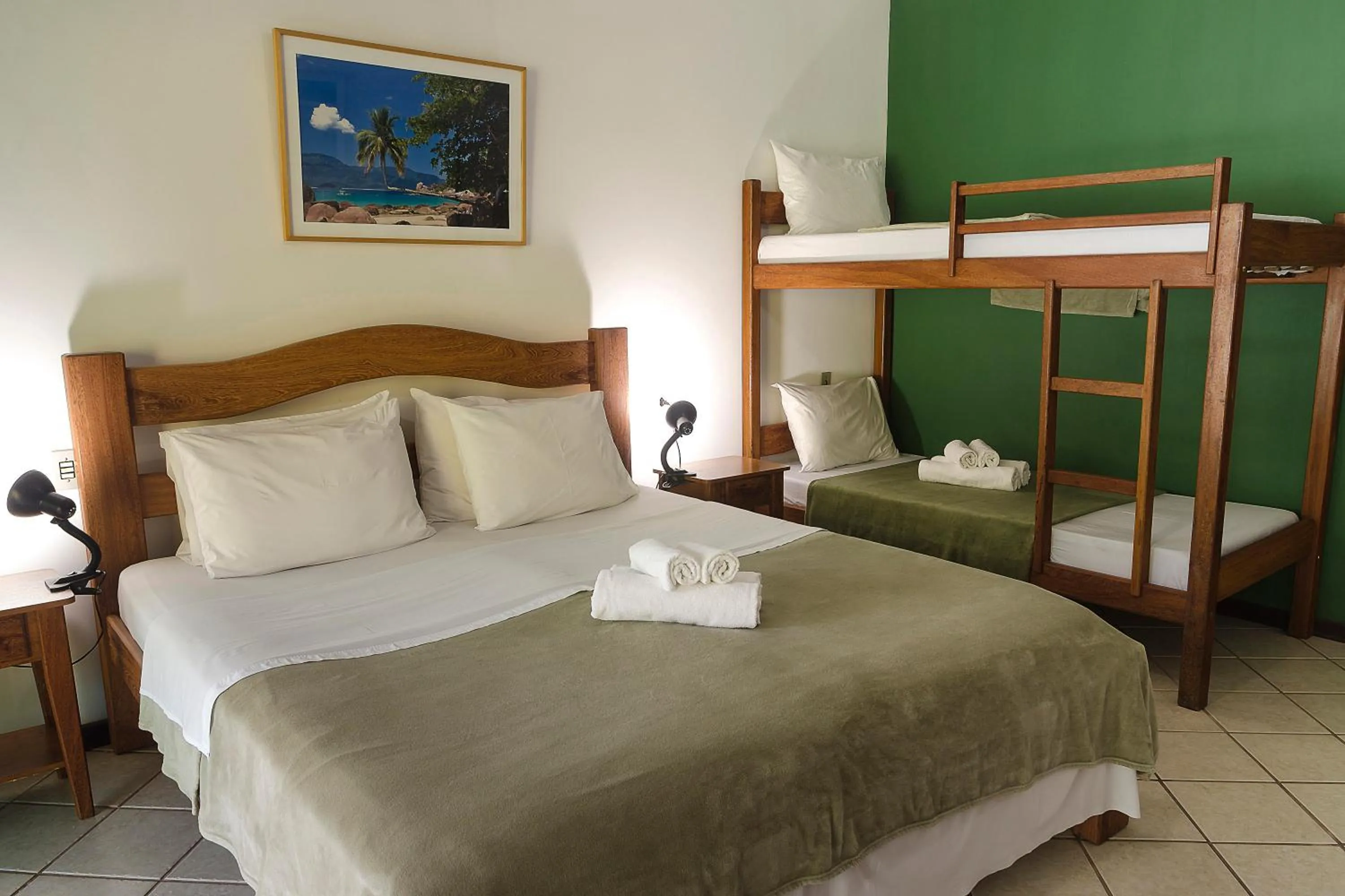 Bed in Pousada Portal do Sol