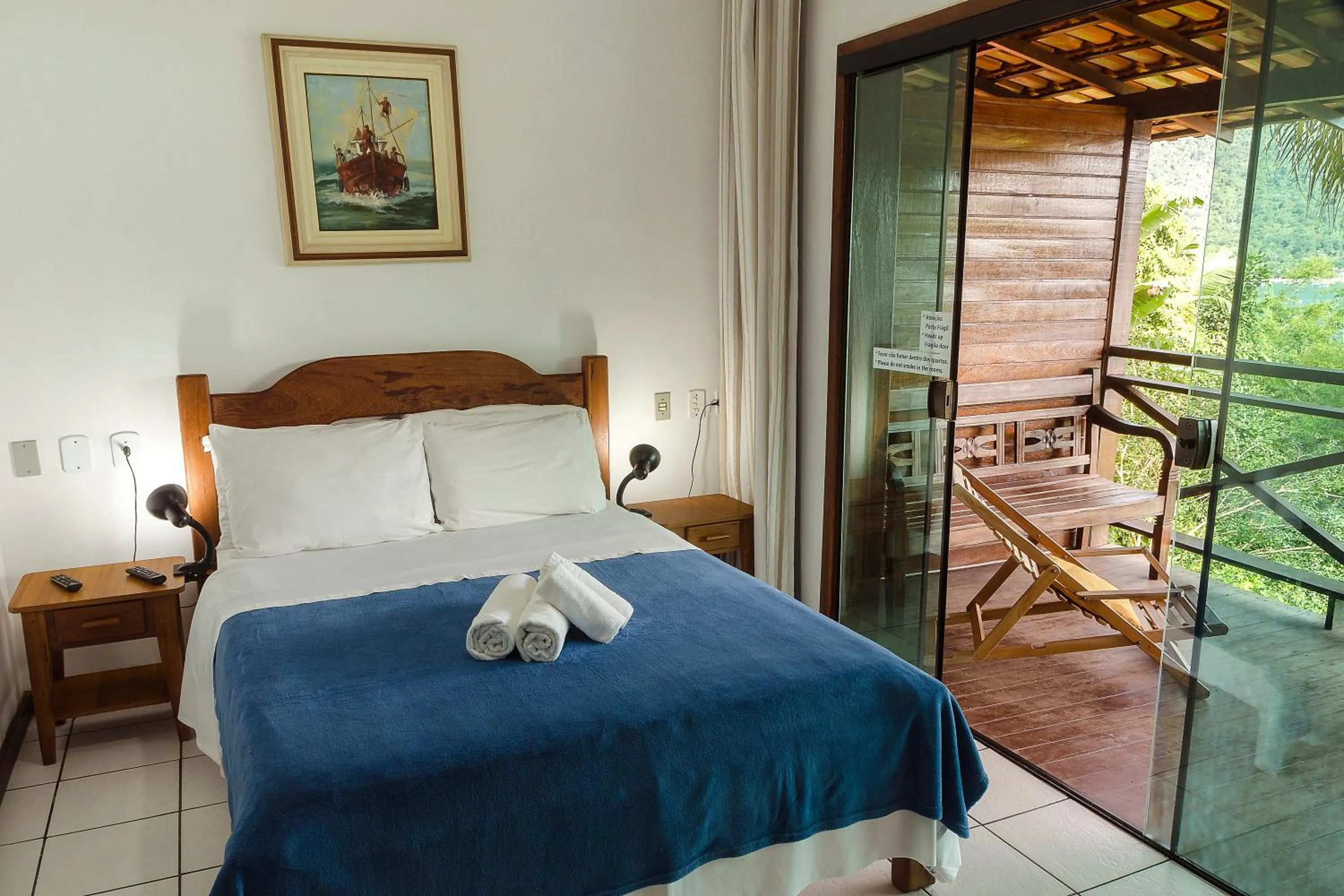 Bed in Pousada Portal do Sol