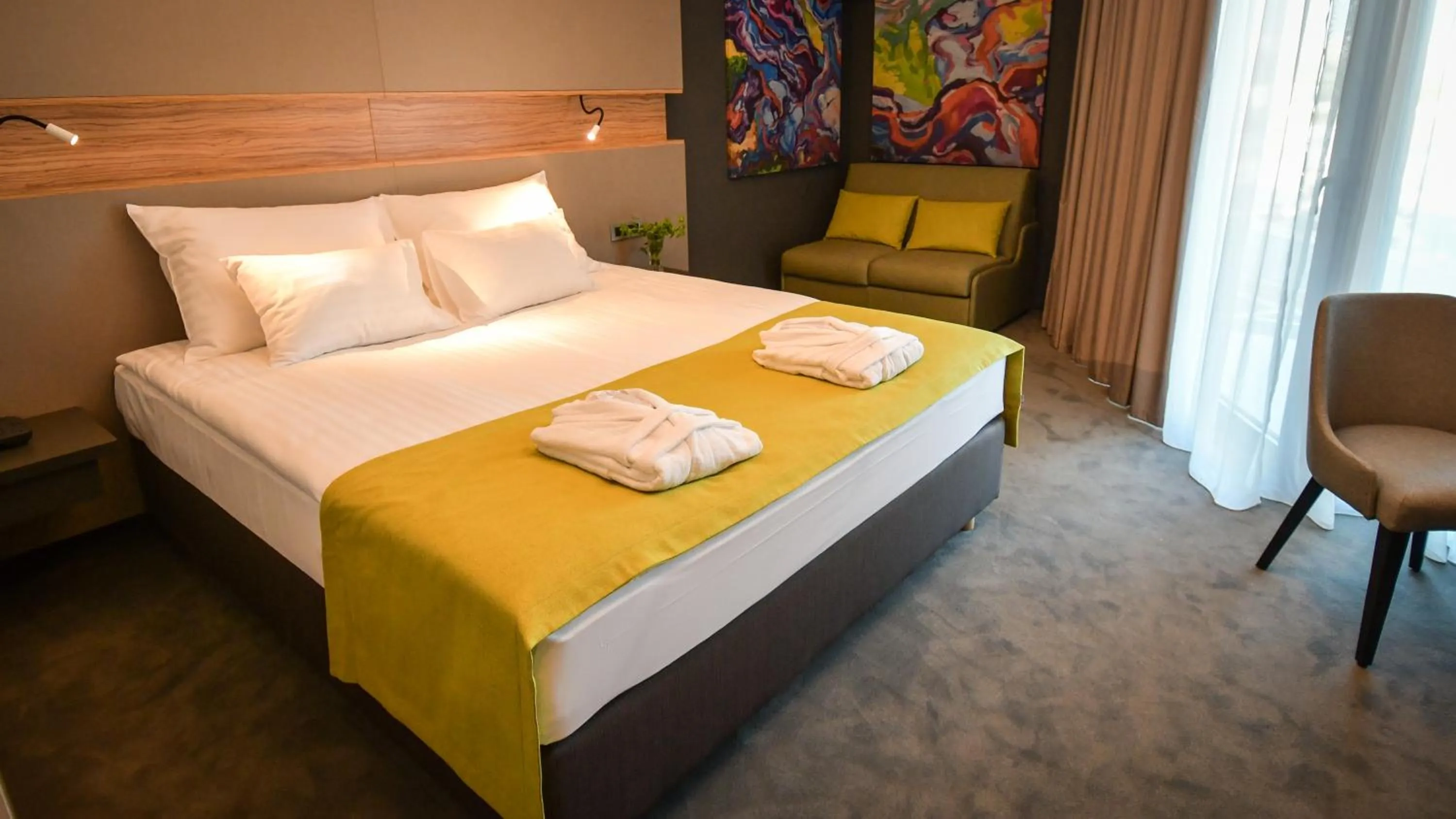 Bed in Hotel Olea