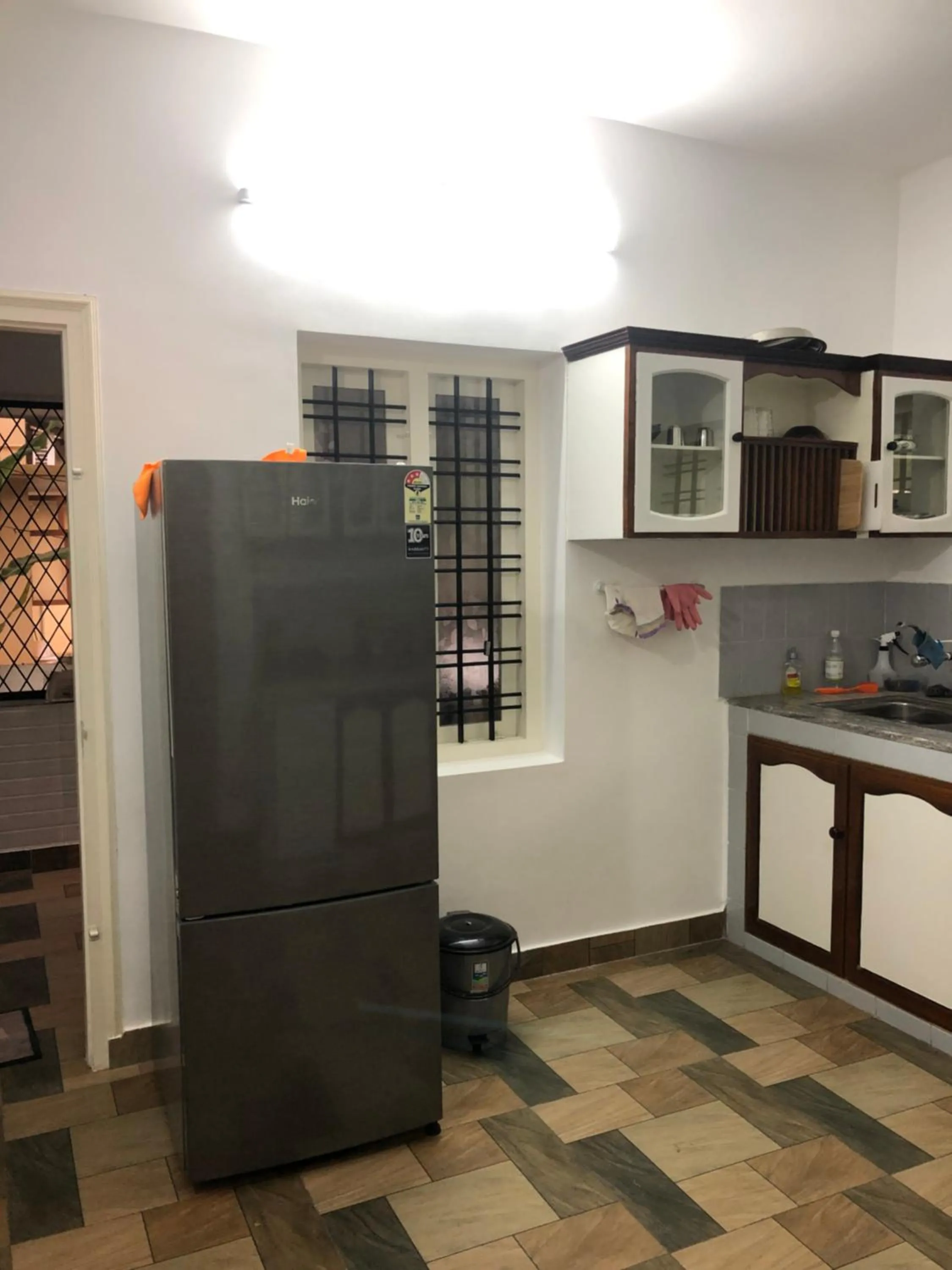 Kitchen or kitchenette in Sannidhi Home stay
