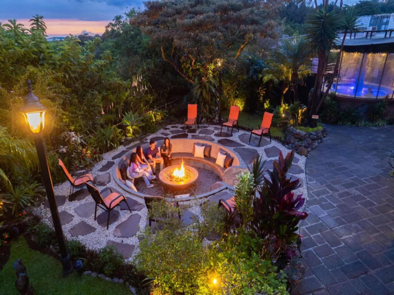 Patio in Hotel & Spa Poco a Poco - Costa Rica