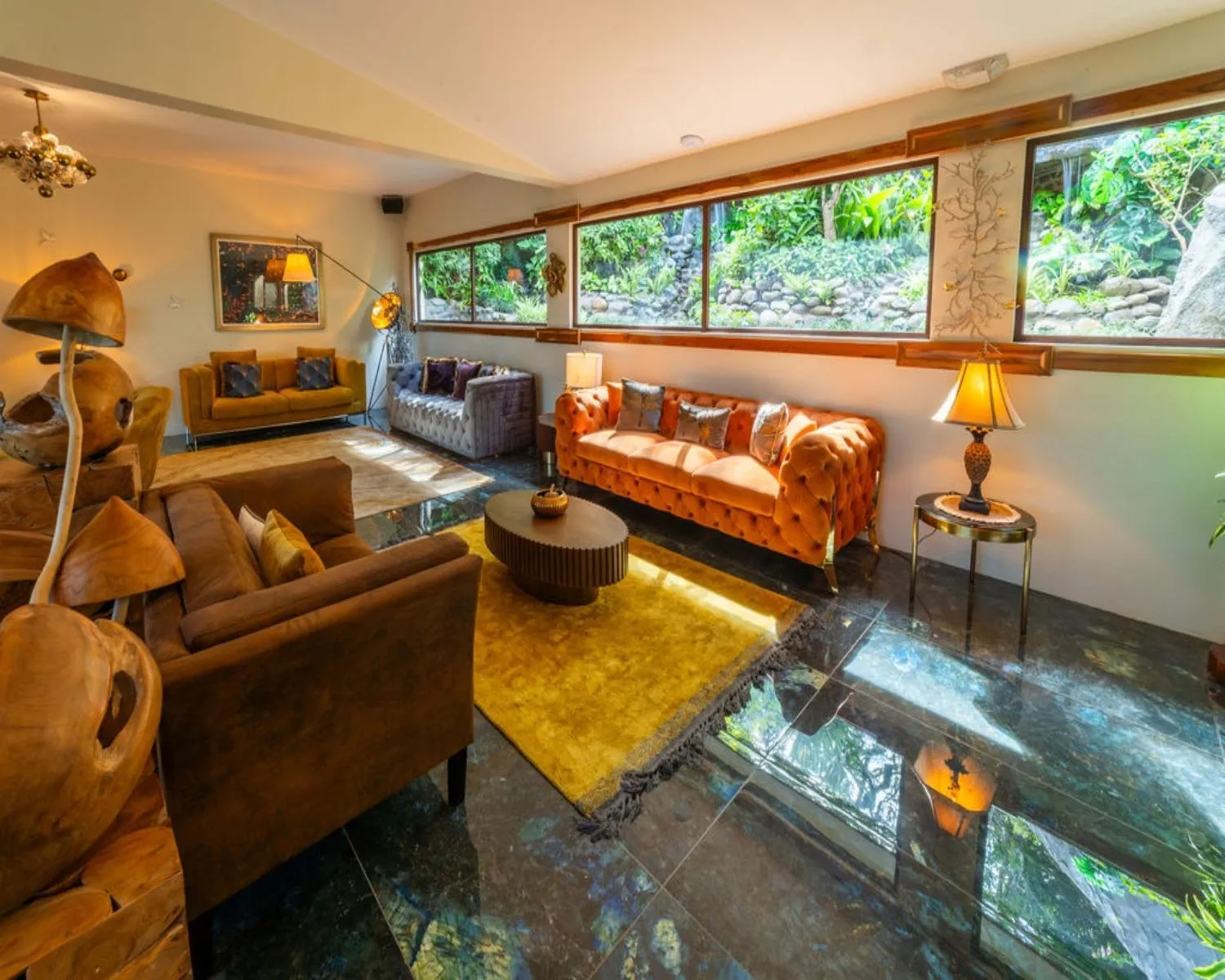 Living room in Hotel & Spa Poco a Poco - Costa Rica