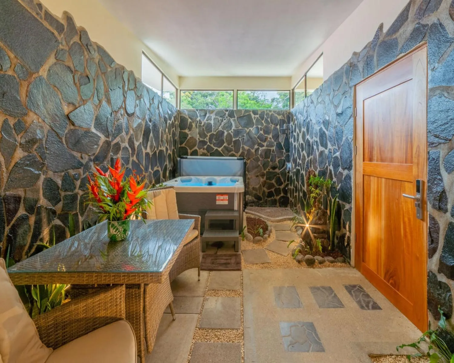 Living room in Hotel & Spa Poco a Poco - Costa Rica