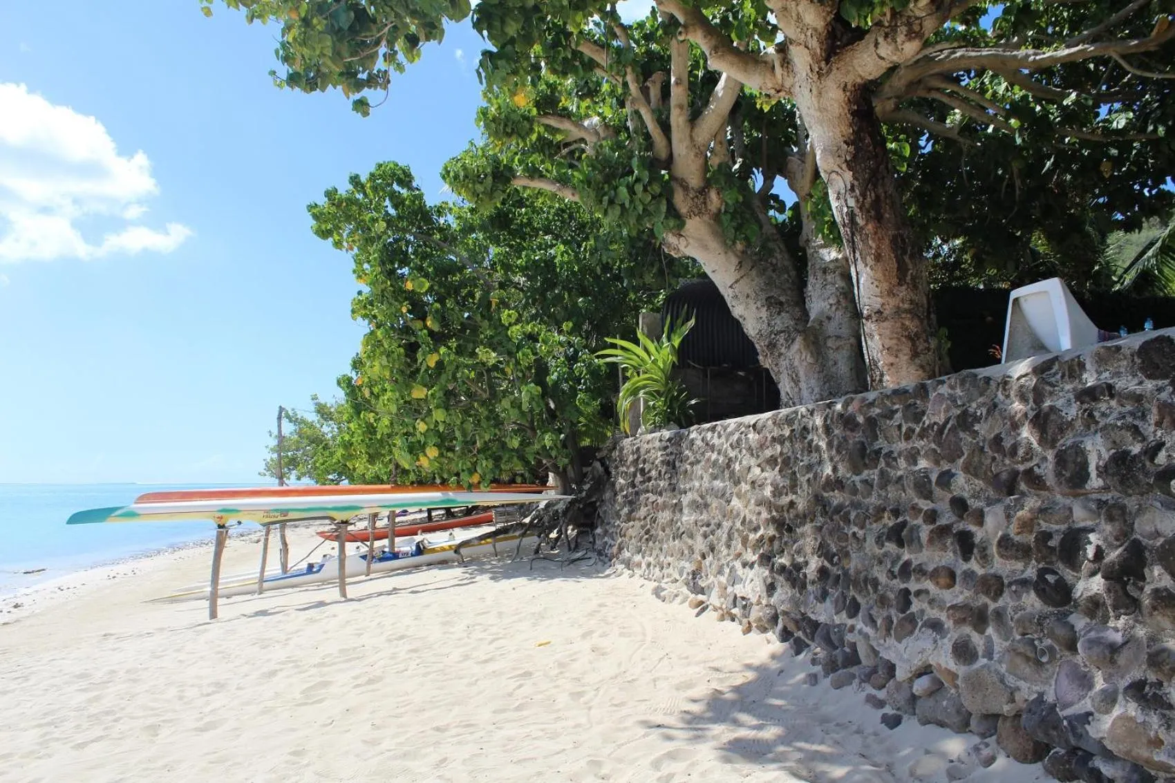 Natural landscape in Fare Edith Moorea
