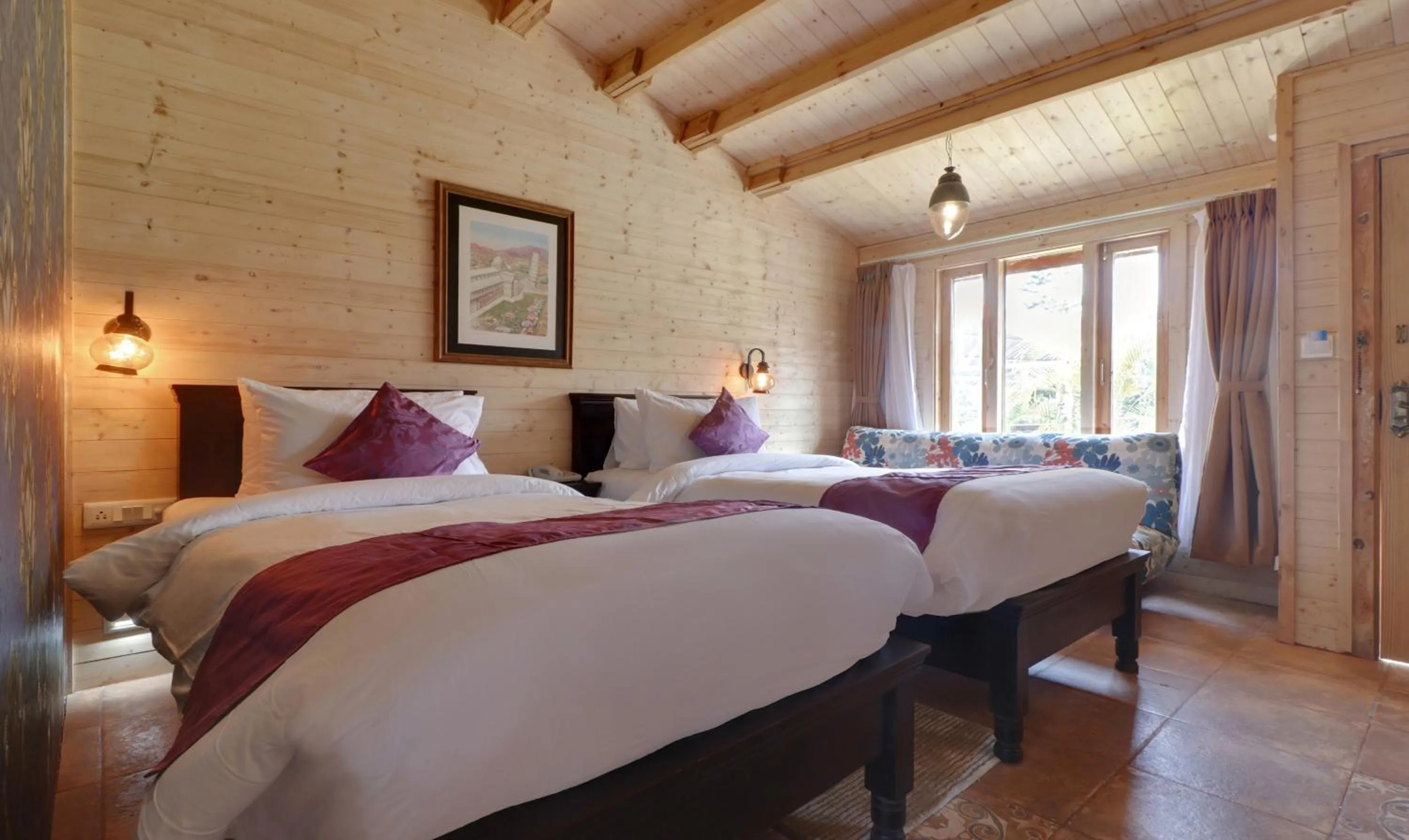 Bedroom, Bed in Treebo Premium Blue Mountain Country Club And Resort