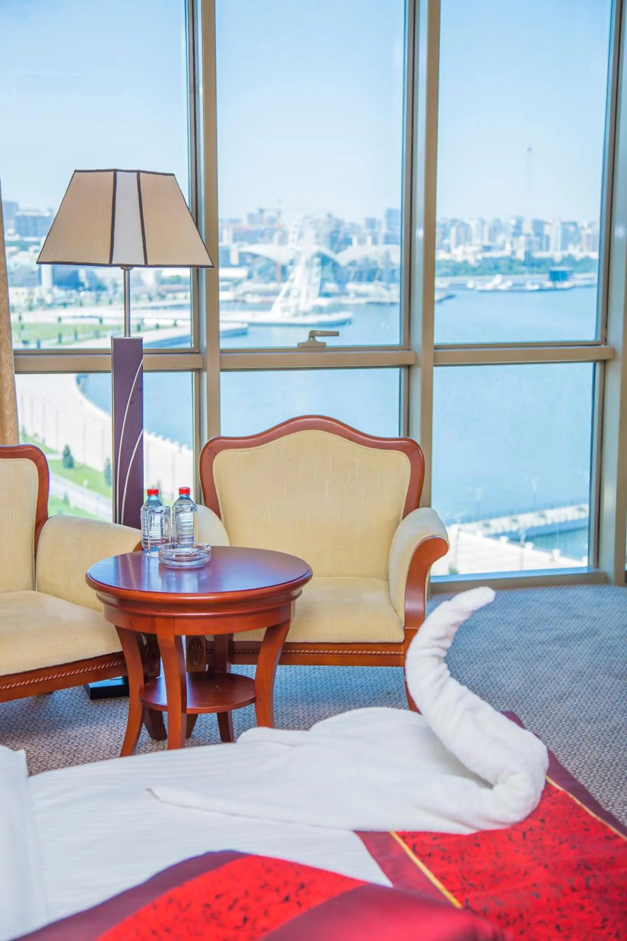 Seating area in Golden Coast Hotel