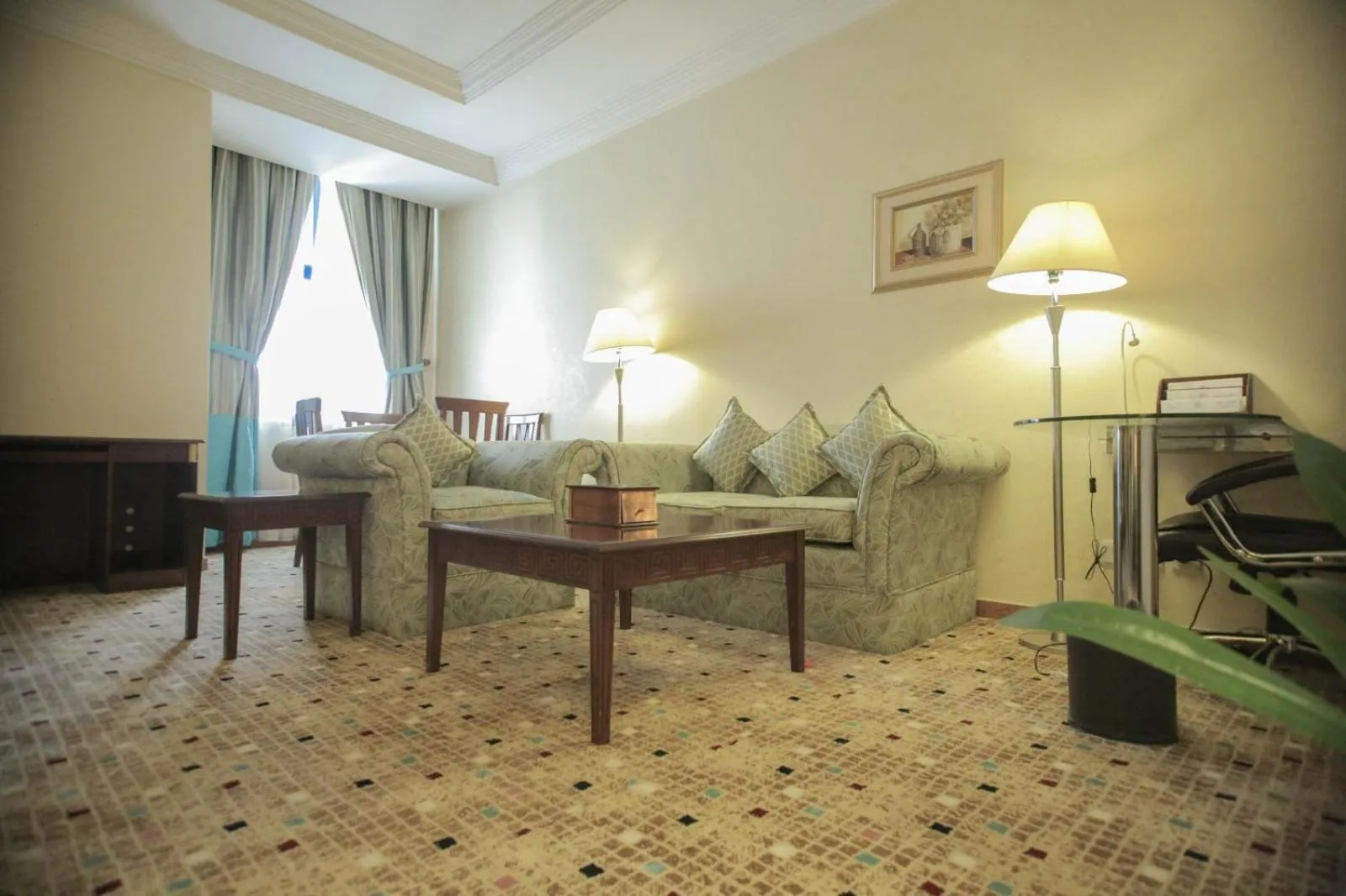 Seating area in Qasr Al Sahab