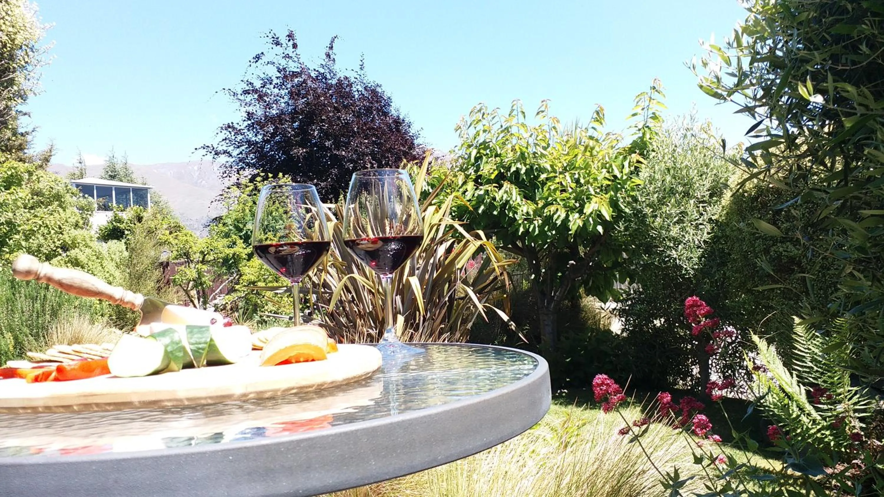 Garden view in Peak Sport Chalet