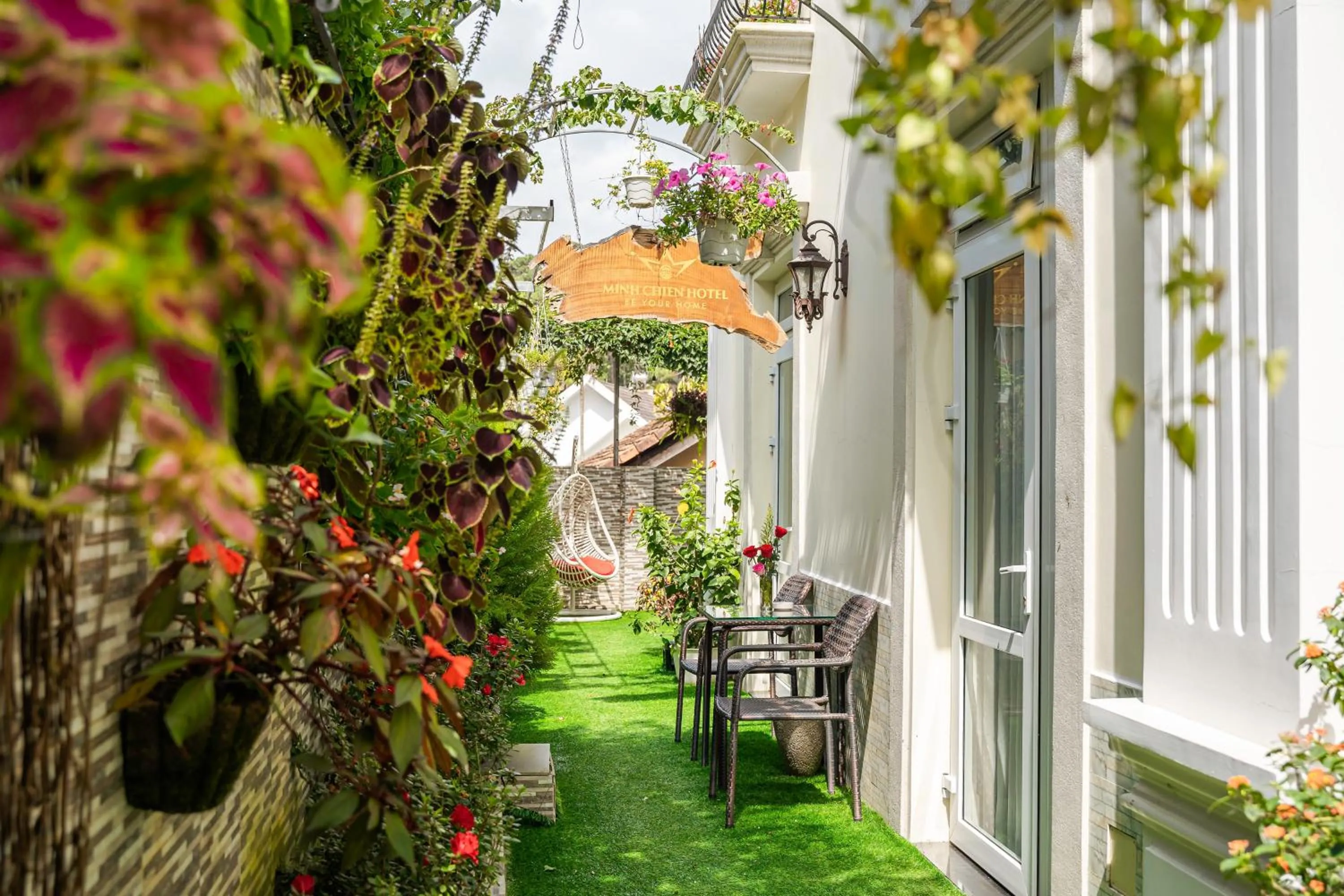 Garden in Minh Chien Hotel