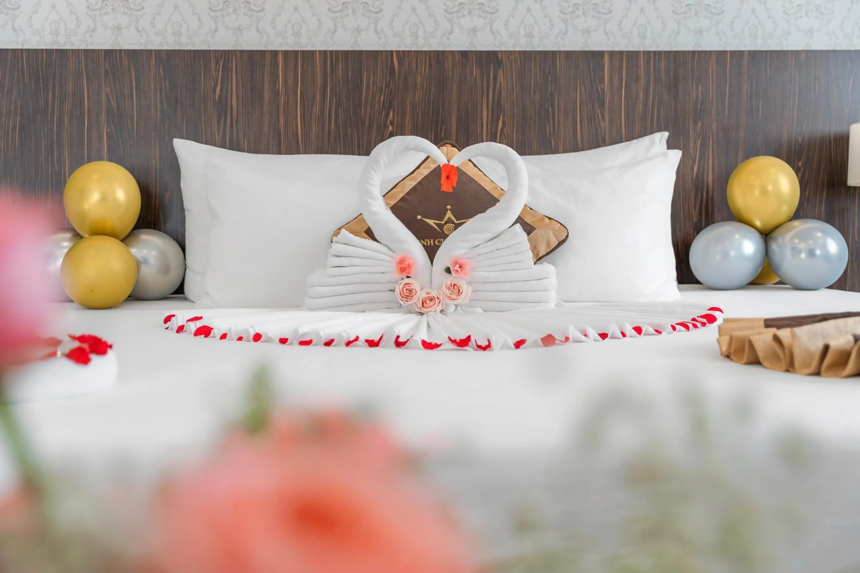 Bed in Minh Chien Hotel