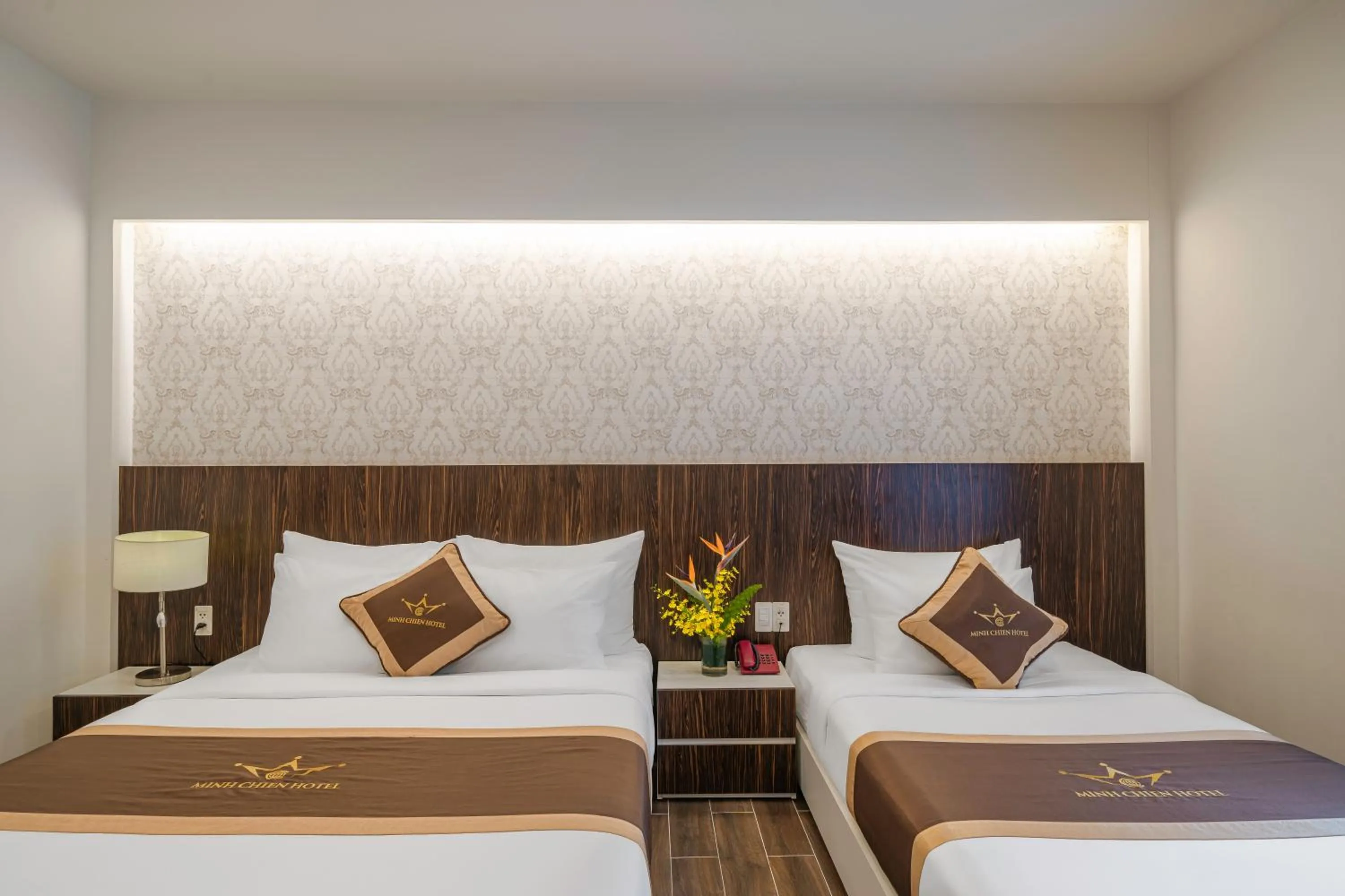 Bed in Minh Chien Hotel