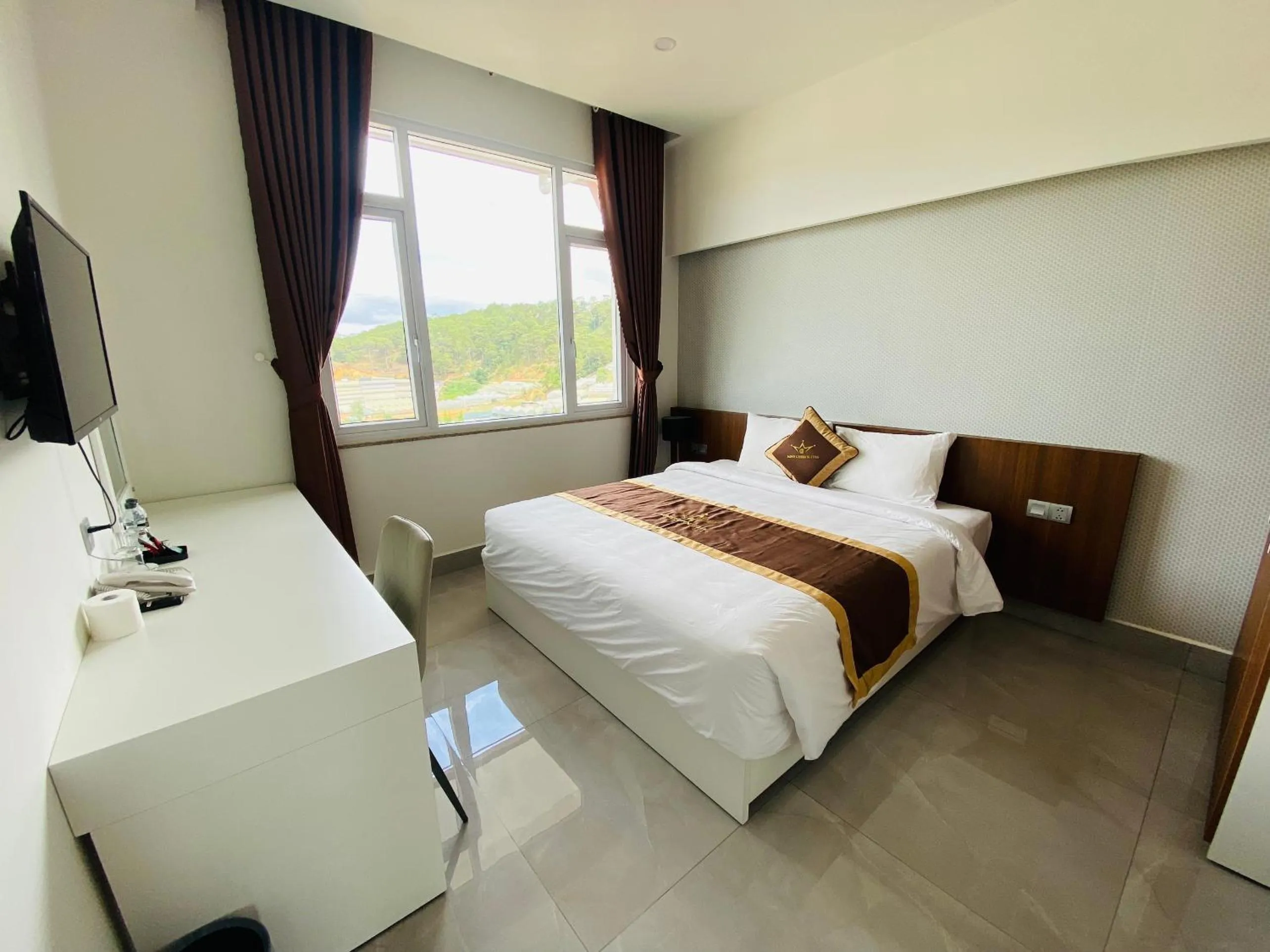 Bed in Minh Chien Hotel