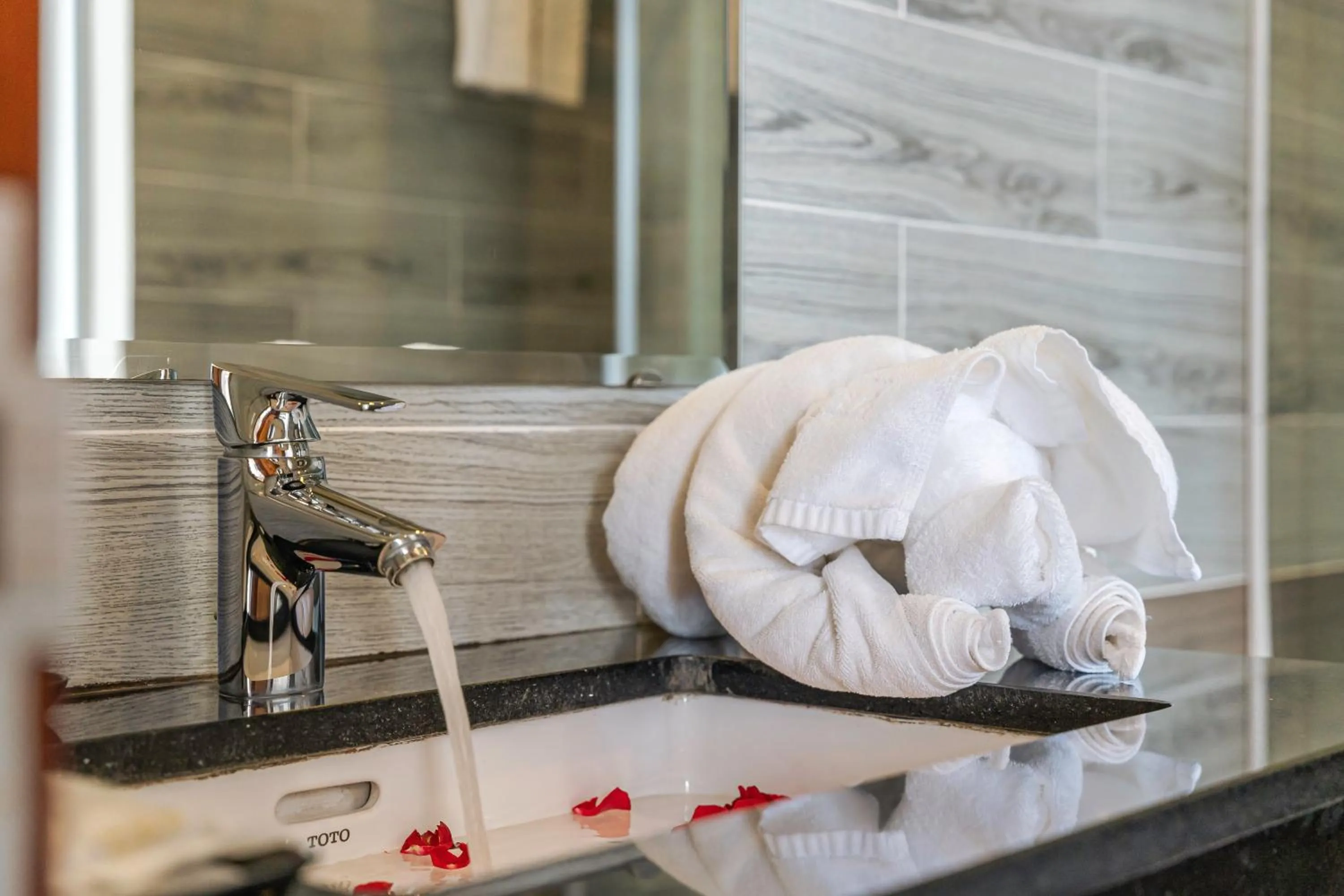 Bathroom in Minh Chien Hotel