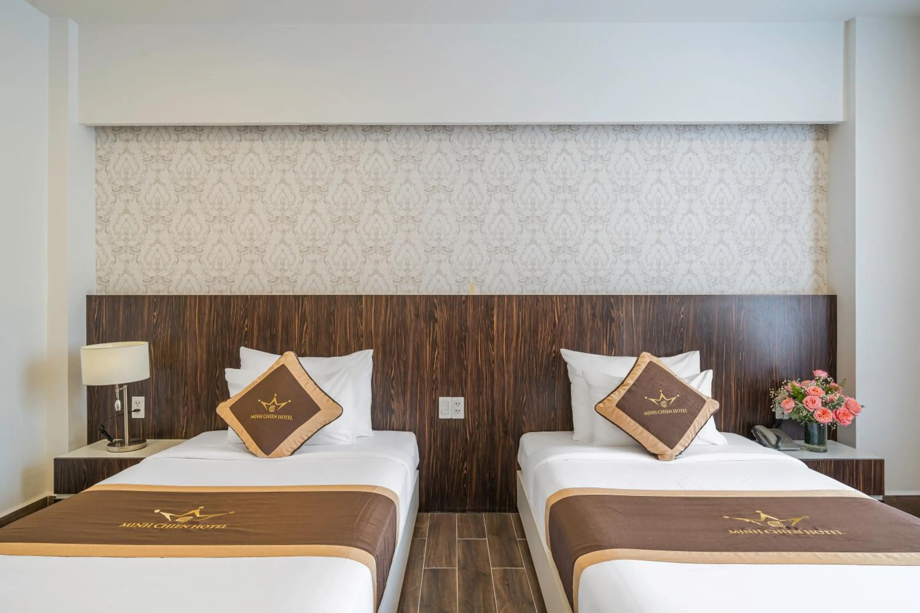 Bed in Minh Chien Hotel