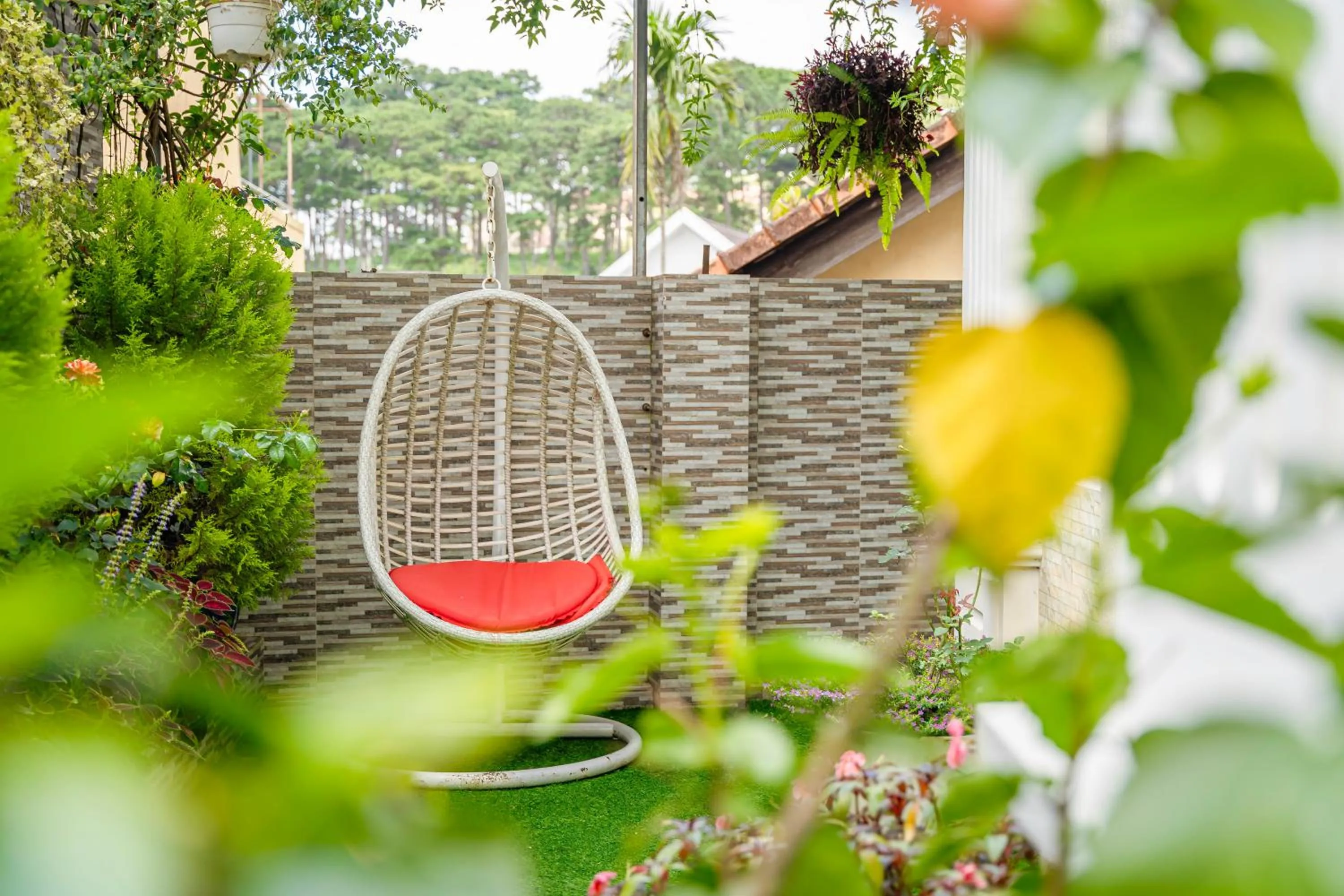 Garden in Minh Chien Hotel