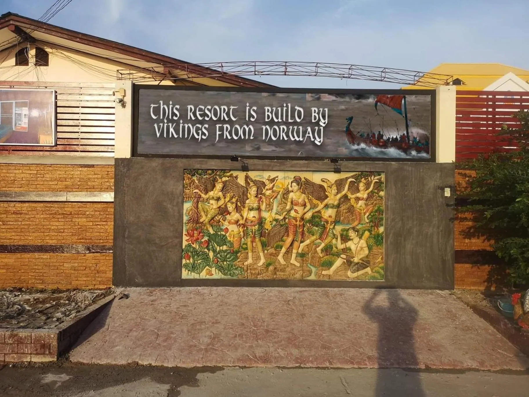 Facade/entrance in Baan Sabaijai Resort