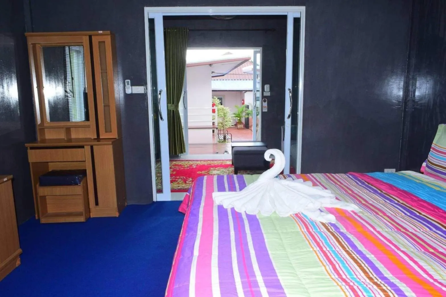 Bed in Baan Sabaijai Resort